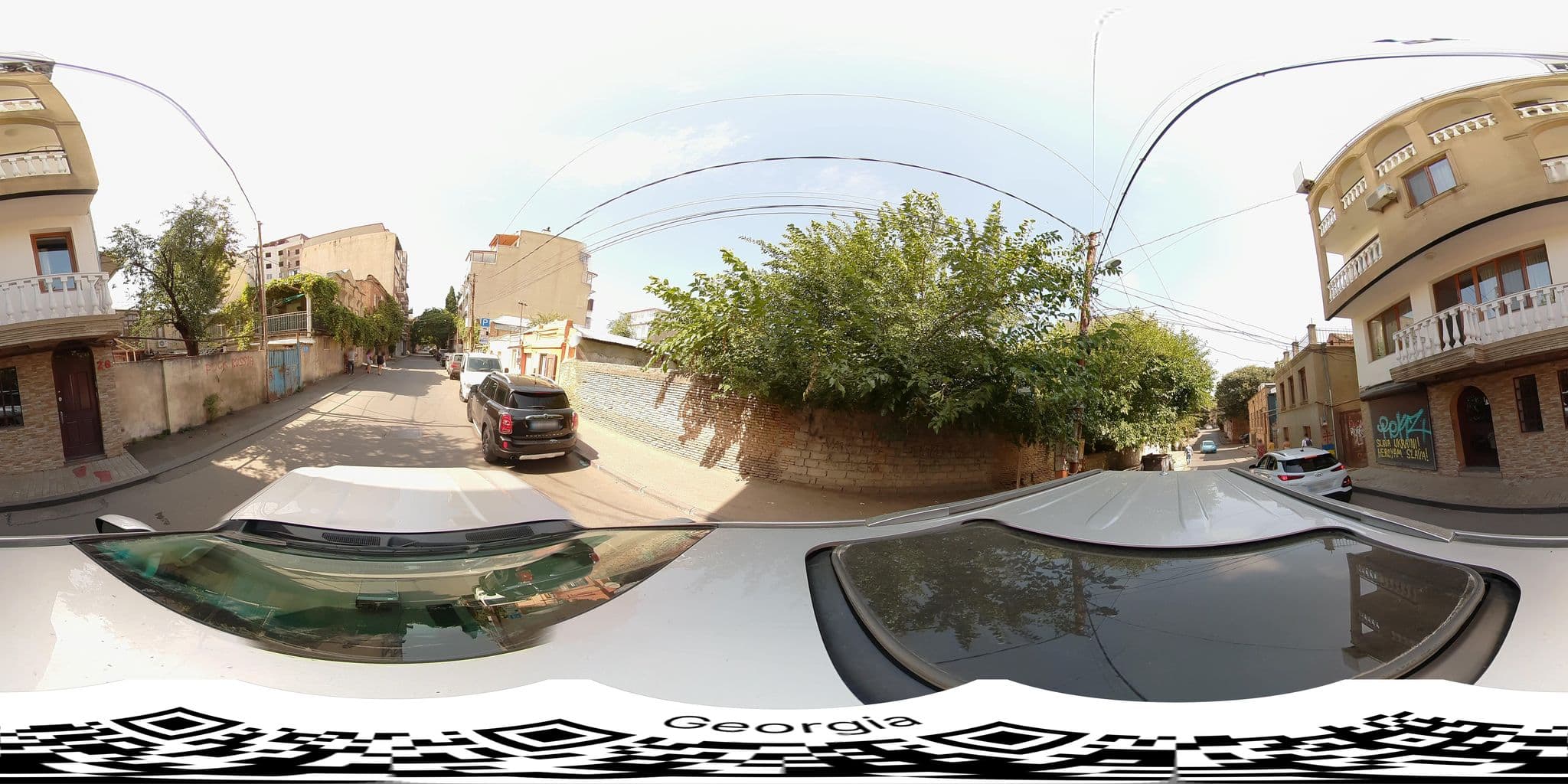 Street view near Hotel Gelens, Okroq’ana — © bumbeishvili (CC BY-SA · Mapillary)