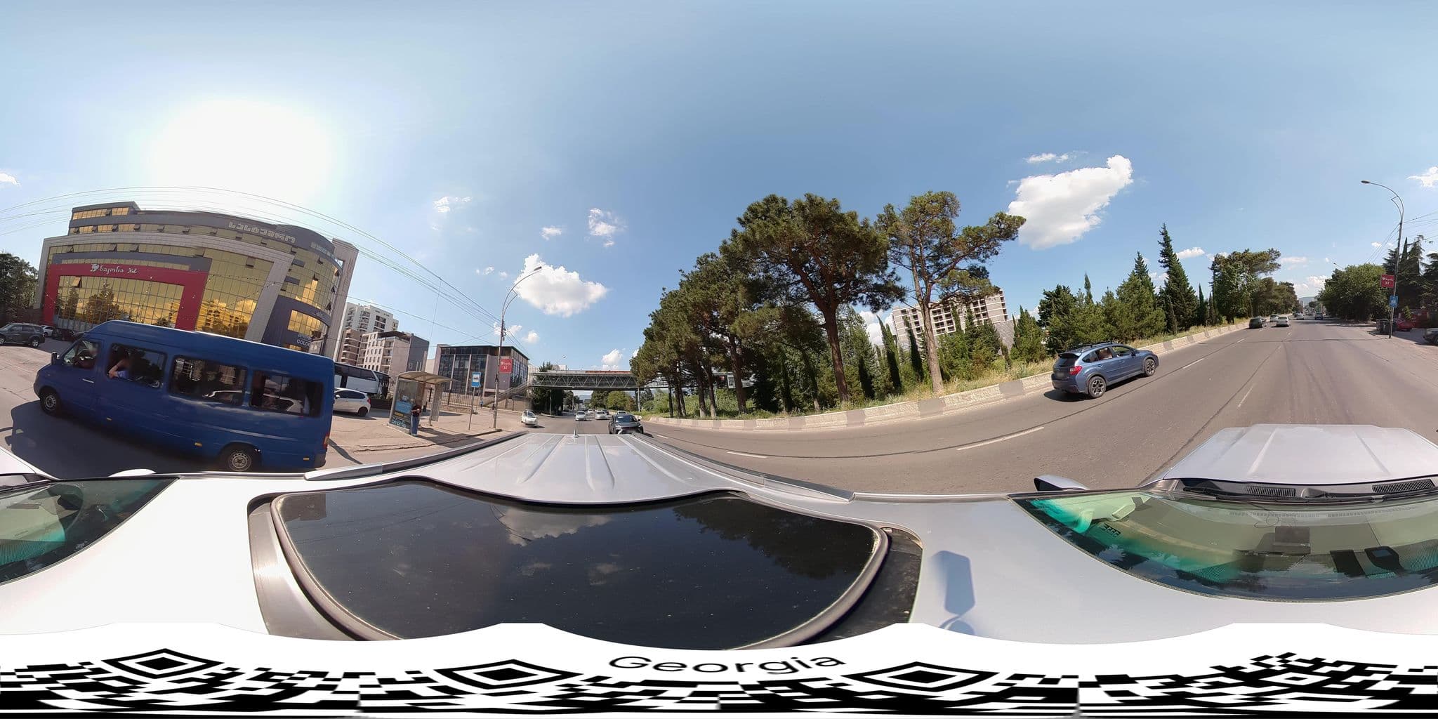 Street view near Golden Palace Hotel, Dighomi — © bumbeishvili (CC BY-SA · Mapillary)