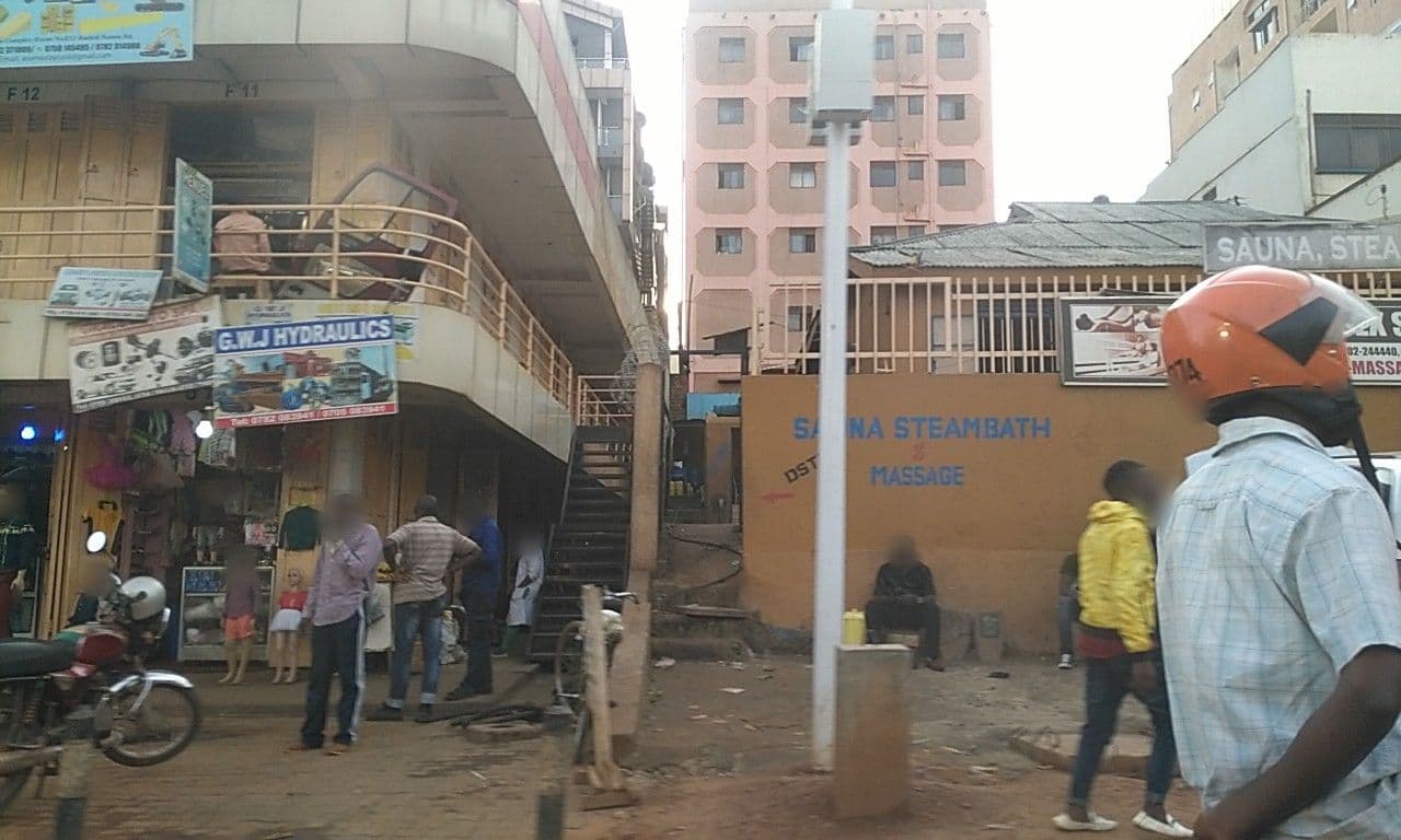 Street view near HBL Hotel, Kampala — © ralebipim (CC BY-SA · Mapillary)
