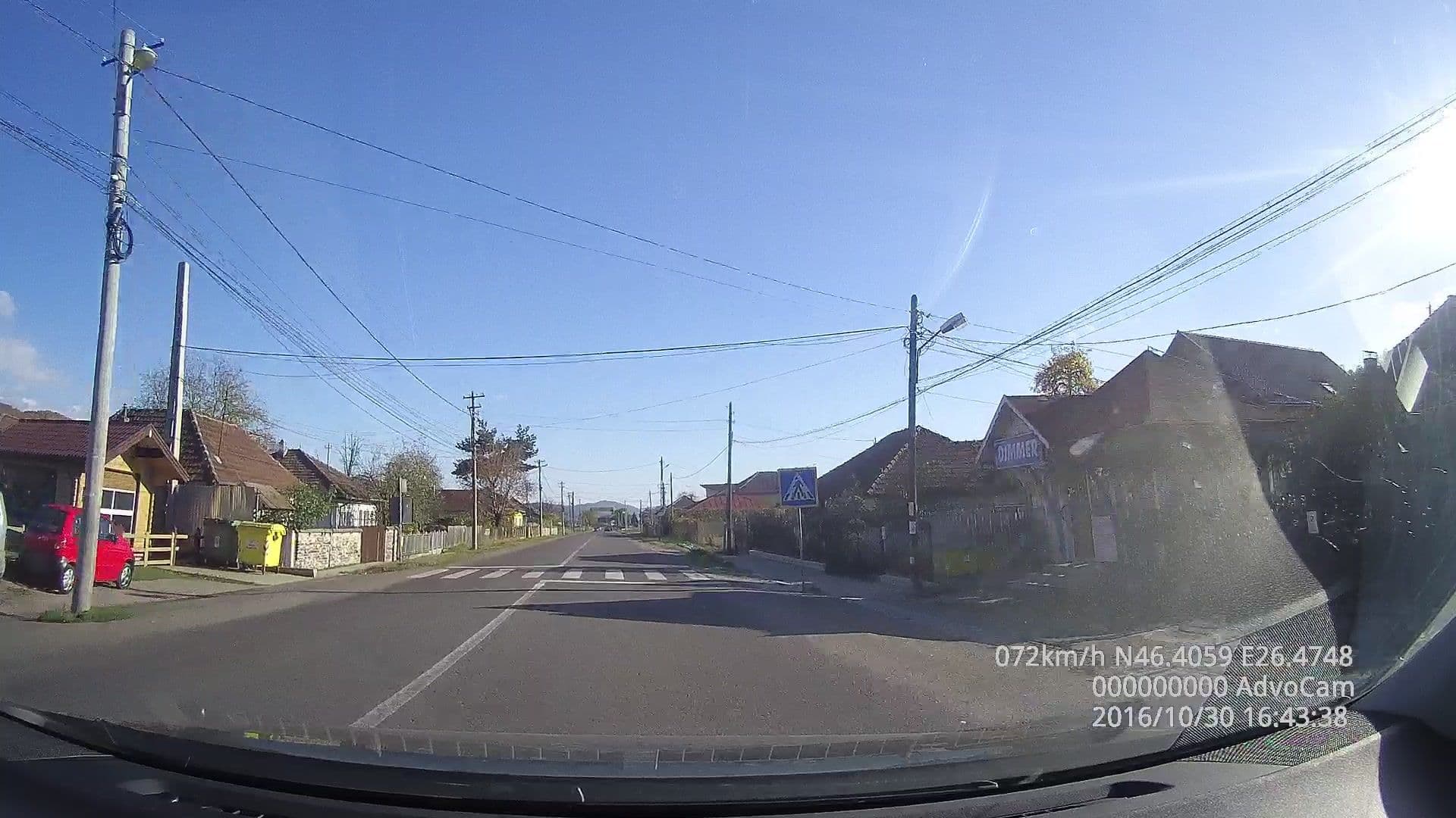 Street view near Pensiunea Casa Georgia, Lăpoș — © tavi (CC BY-SA · Mapillary)