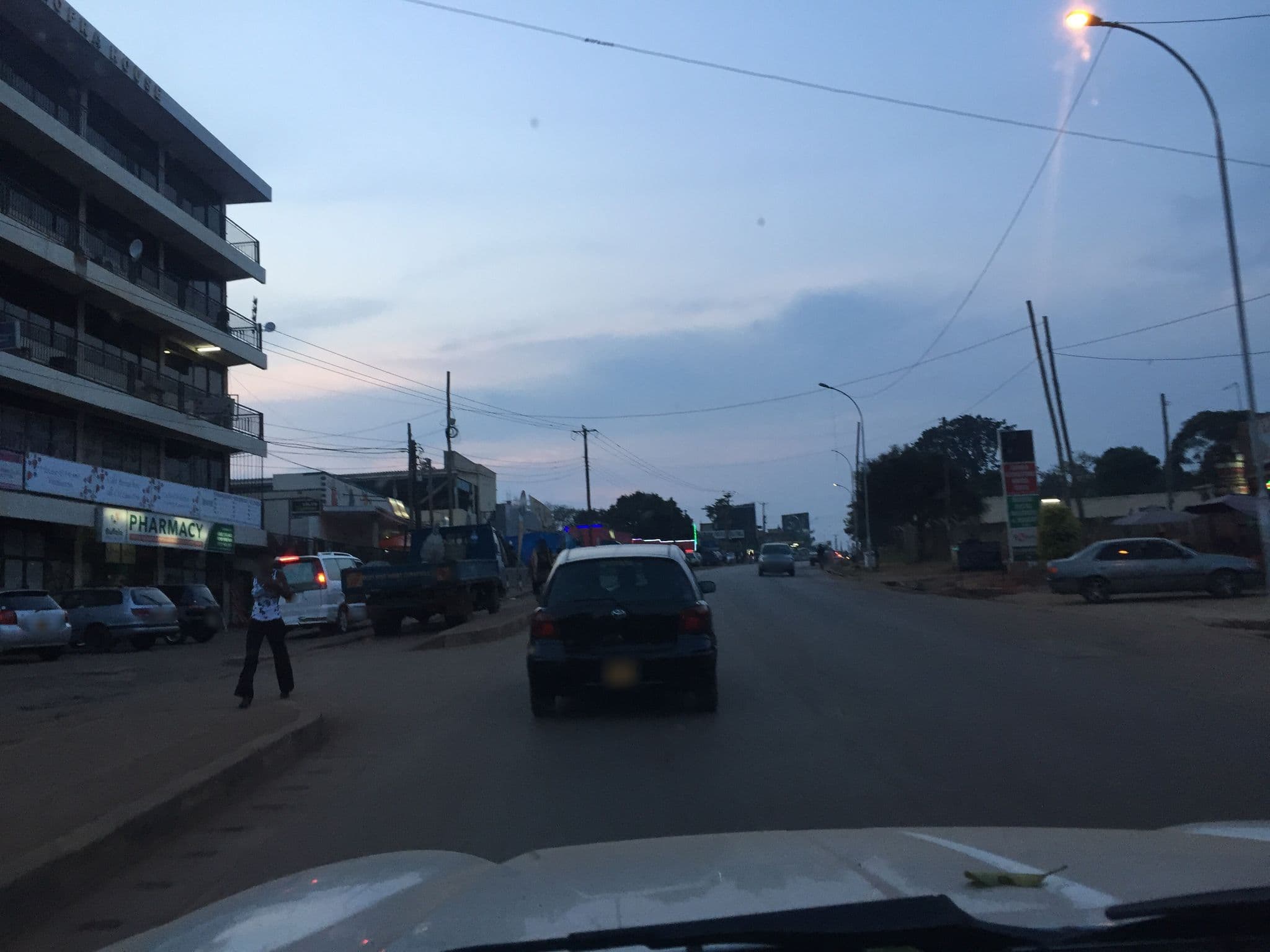 Street view near Gold Roc Hotel, Kampala — © mga (CC BY-SA · Mapillary)