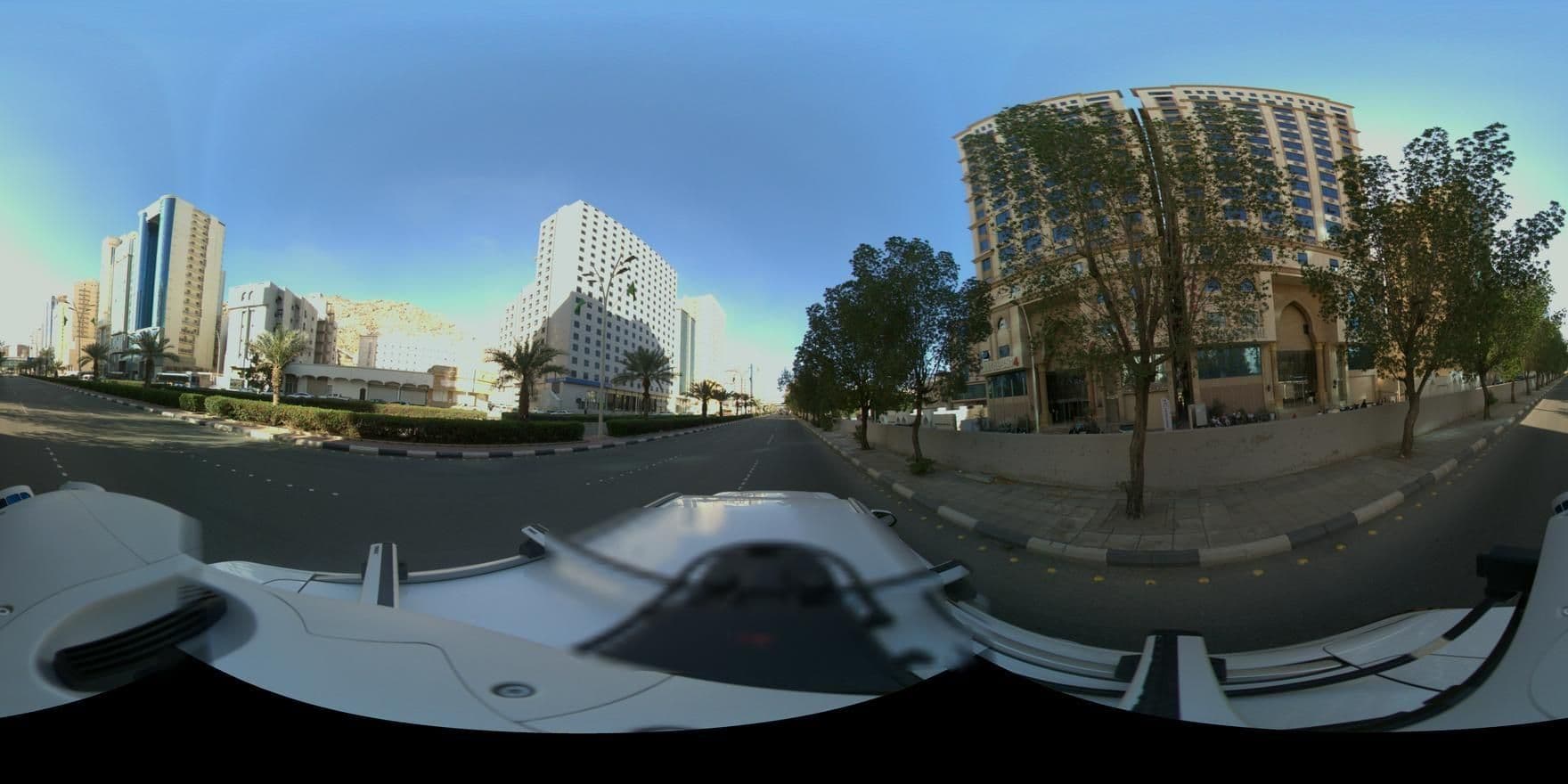Street view near Burç Mustafa Otel, Makkah — © ehabeid (CC BY-SA · Mapillary)