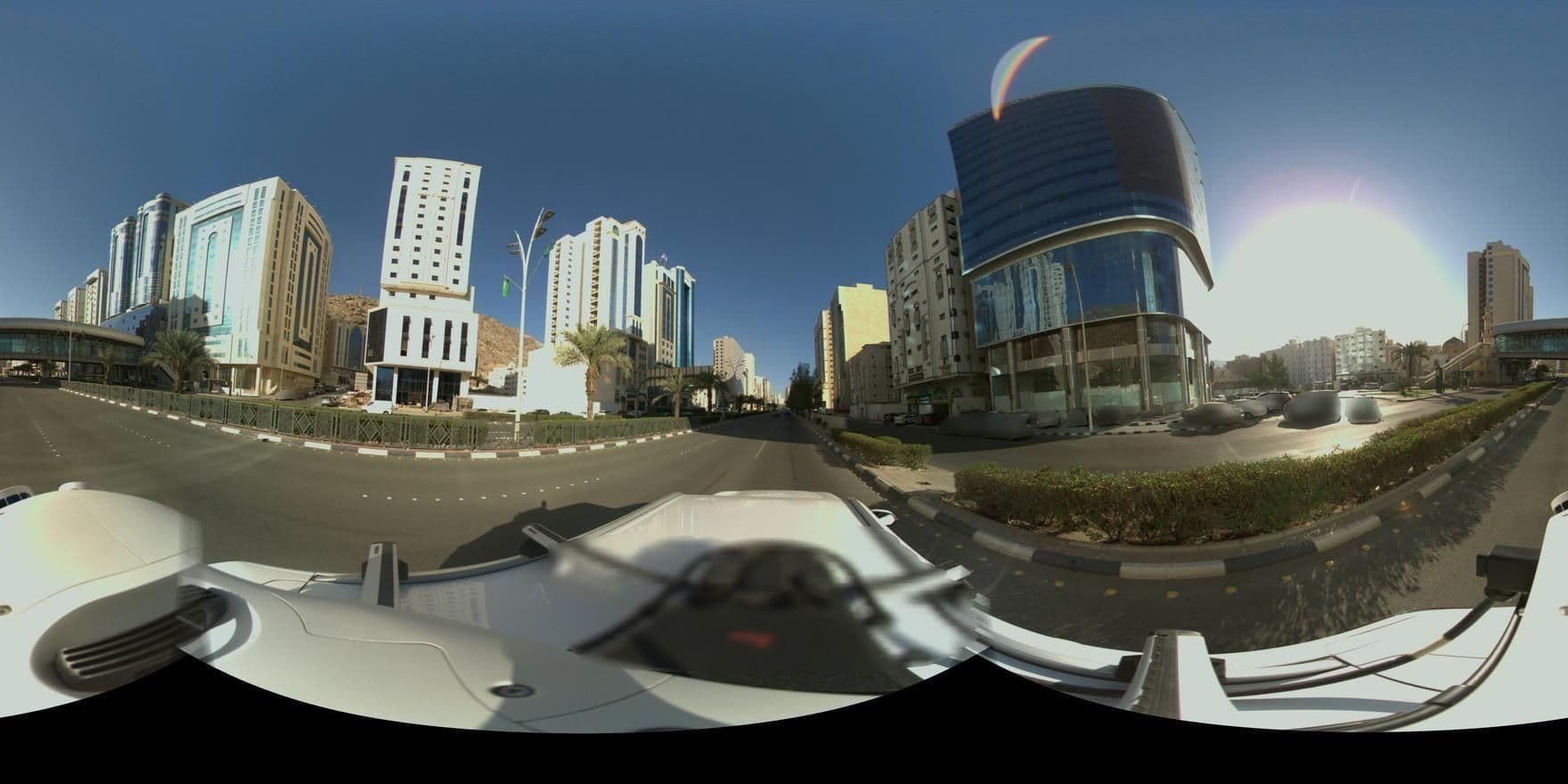 Street view near Diyanet Diafa Plaza Aziziye 1, Makkah — © ehabeid (CC BY-SA · Mapillary)