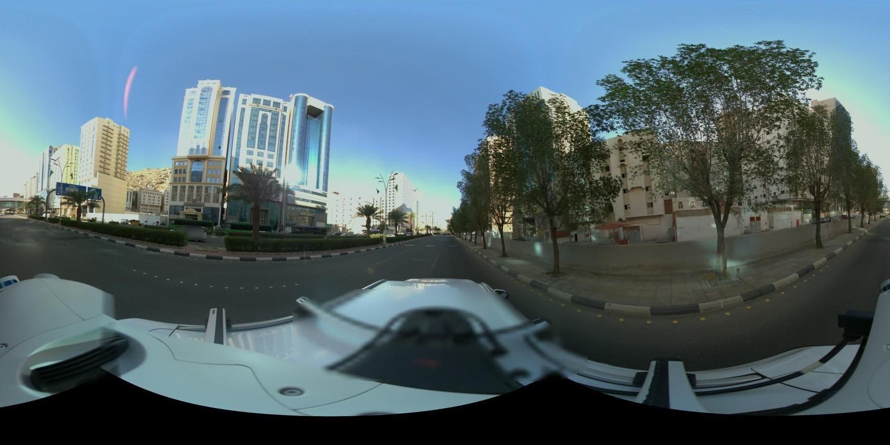 Street view near nasamat hotel | فندق نسمات, Makkah — © ehabeid (CC BY-SA · Mapillary)