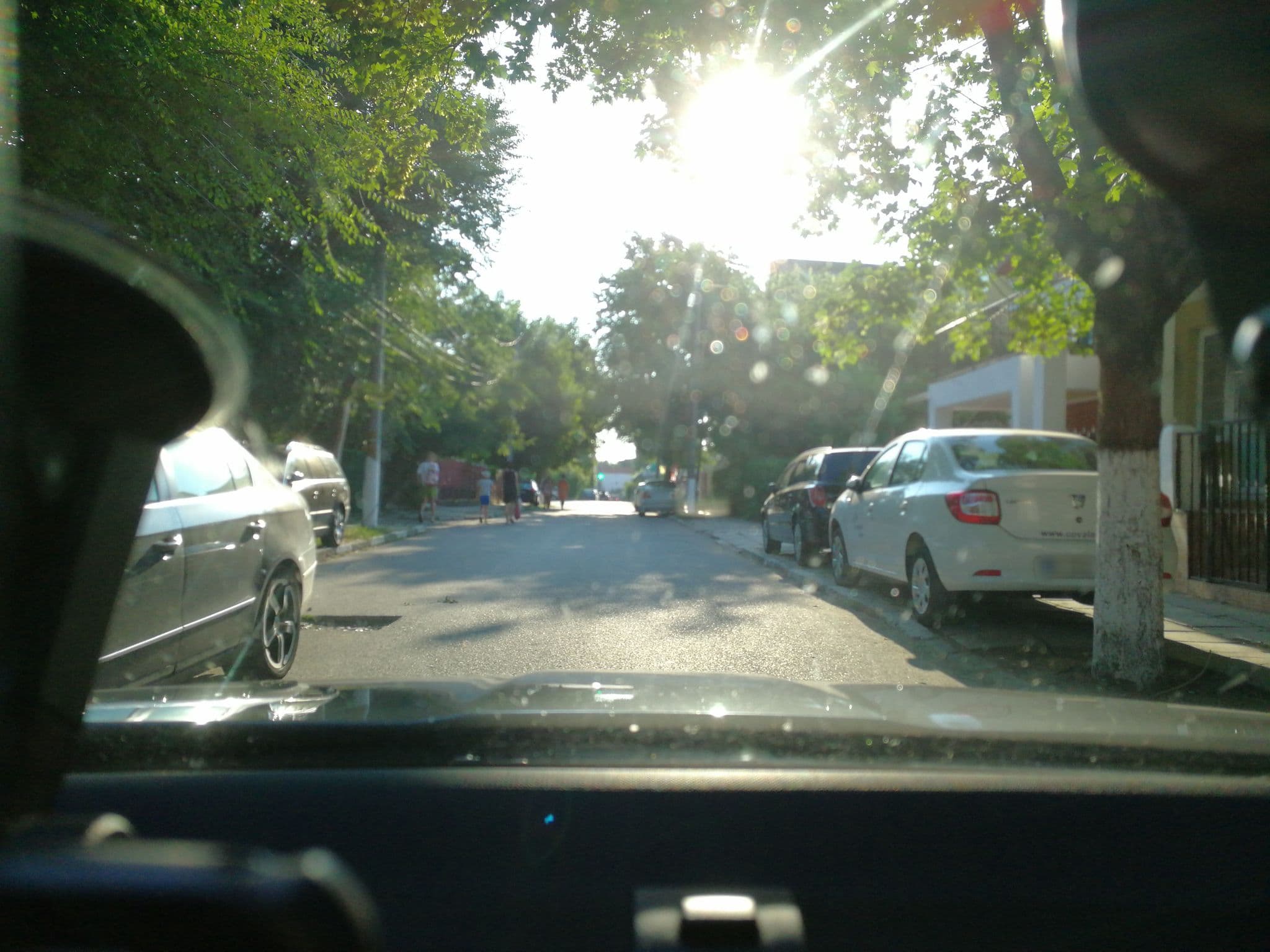 Street view near Vila Yza Belle, Eforie Nord