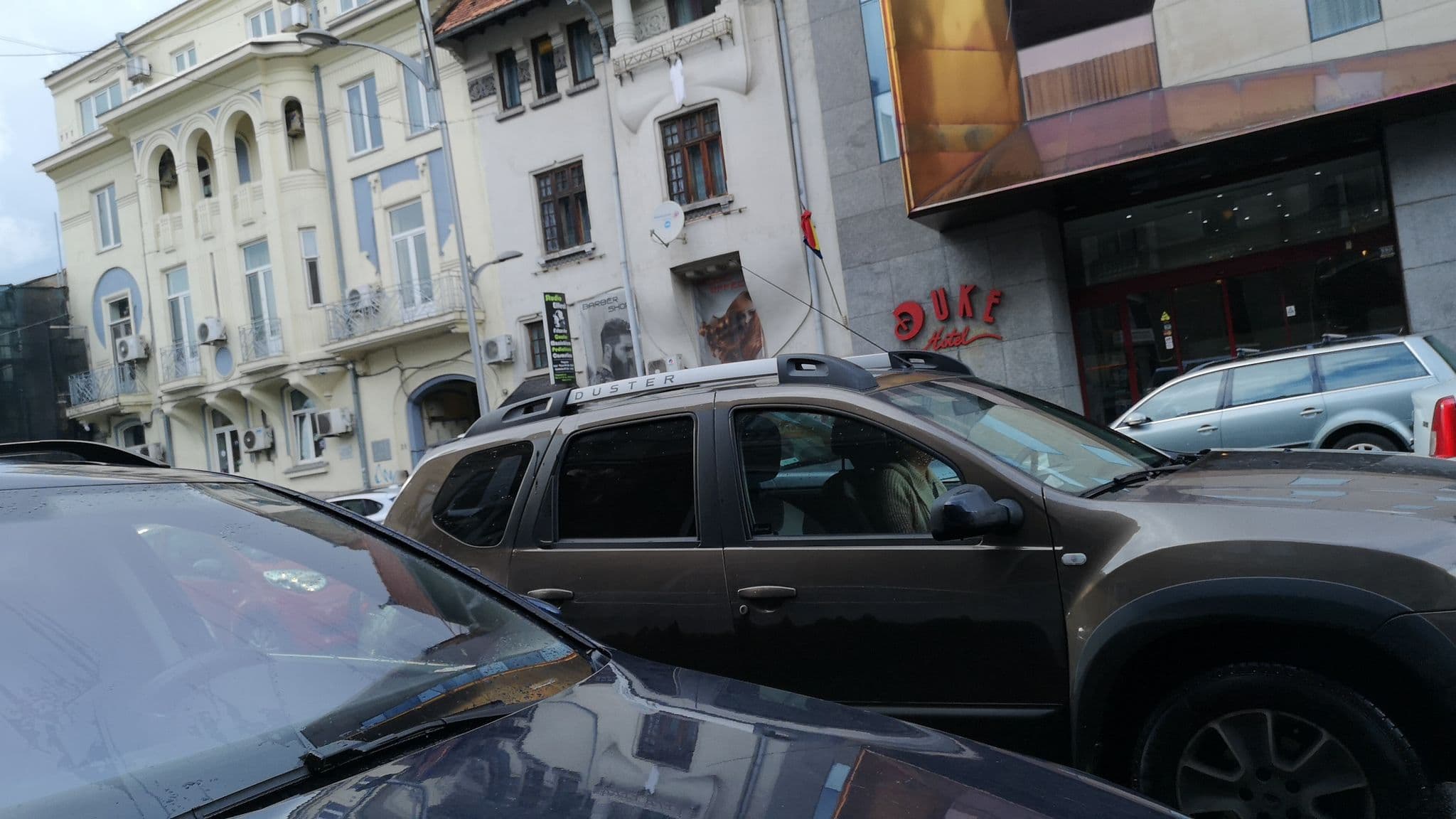 Street view near Hotel Duke, Bucharest