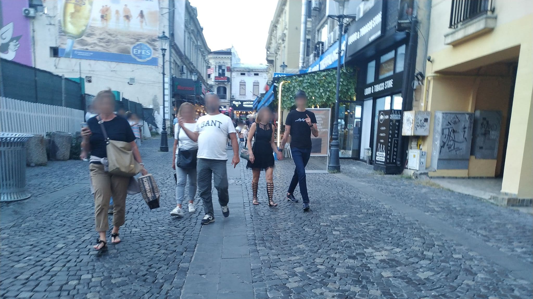 Street view near Hotel Tania, Bucharest