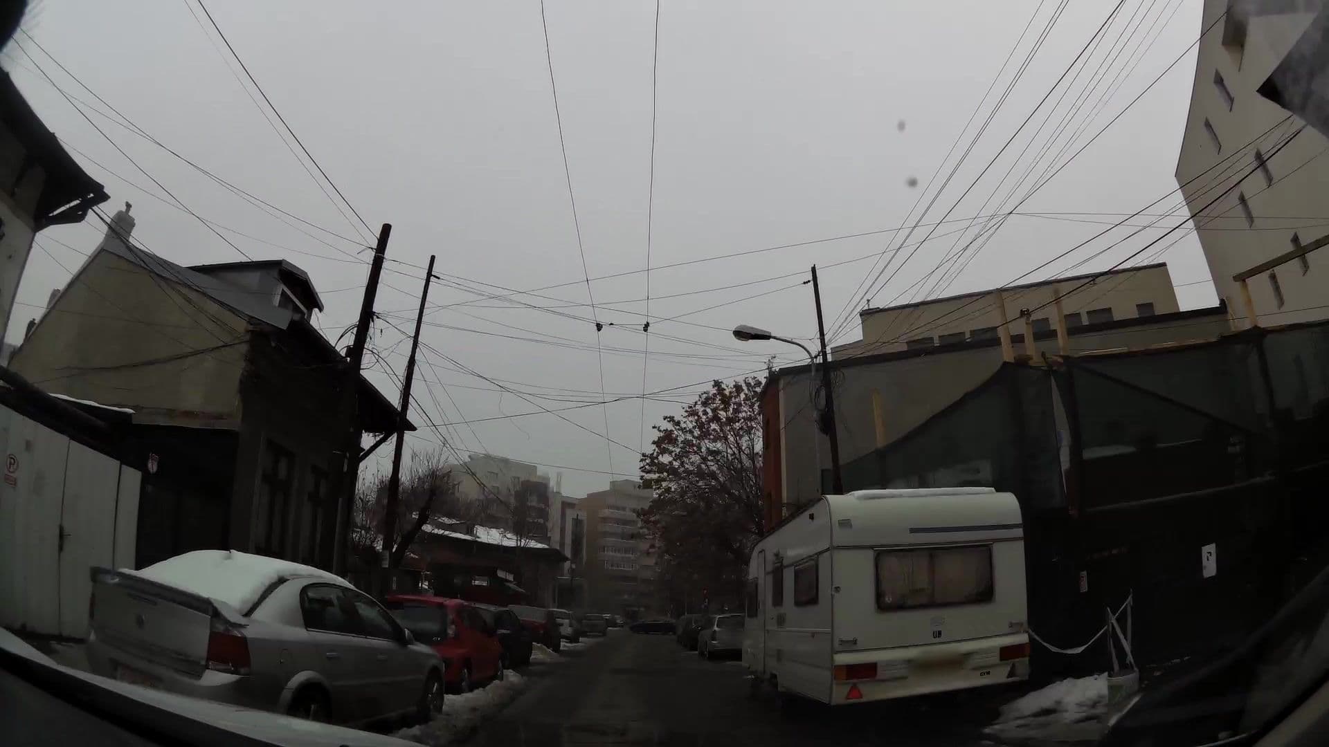 Street view near Hostel Cristman, Bucharest