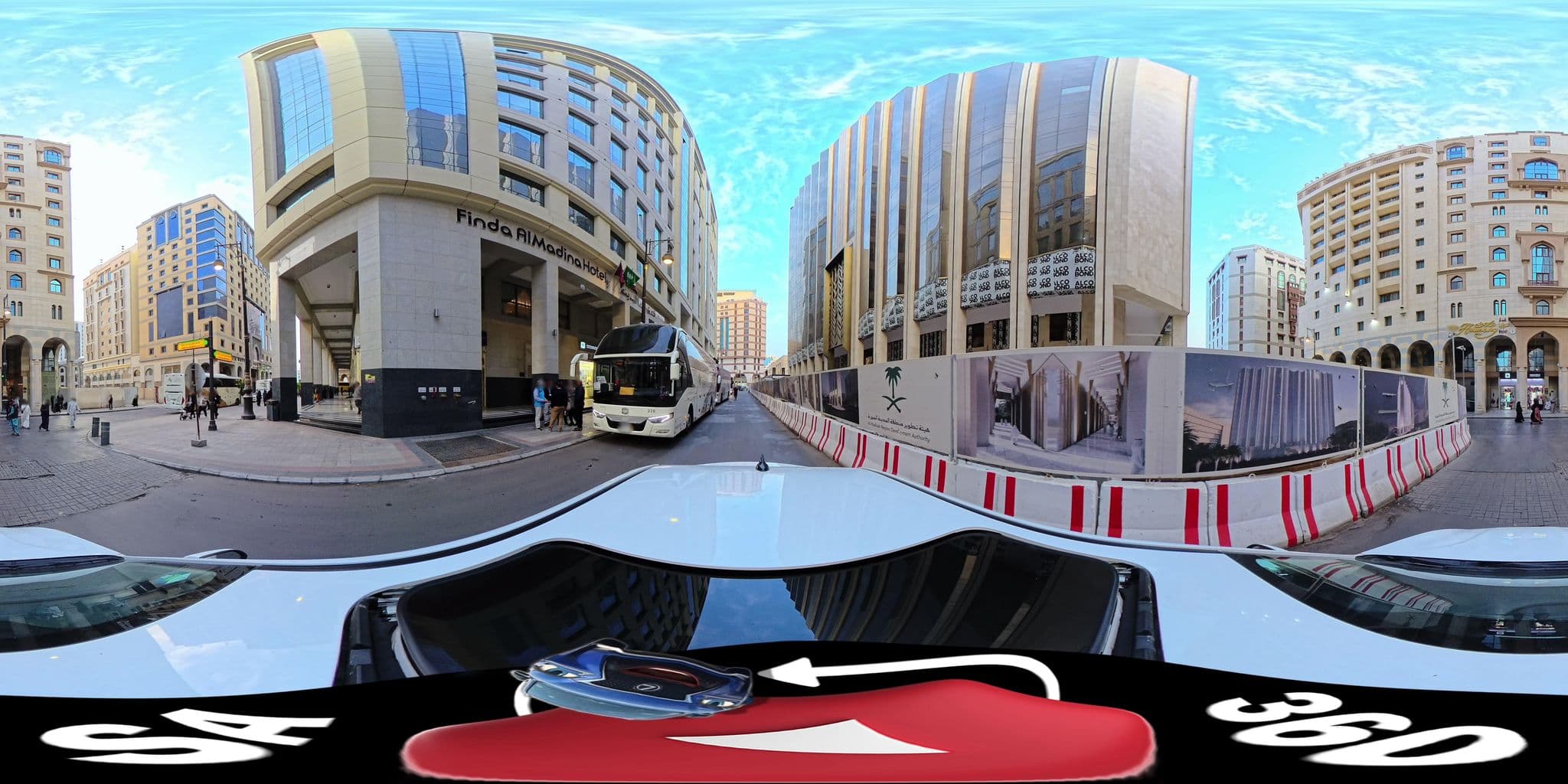 Street view near Jayden Hotel, Madinah — © mahmoud12 (CC BY-SA · Mapillary)