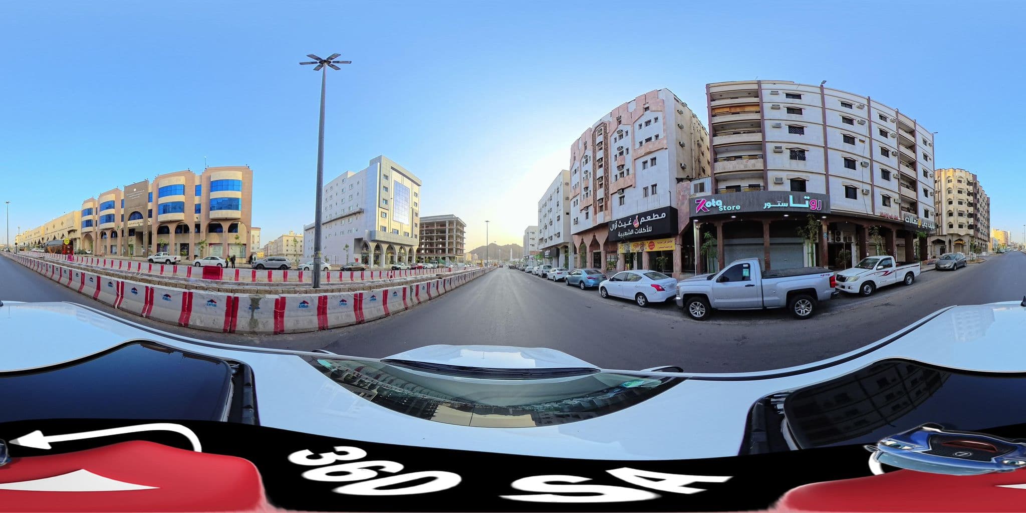 Street view near فندق رمادا الحمراء المدينة | Ramada Madinah Al-hamra, Sulţānah — © mahmoud12 (CC BY-SA · Mapillary)