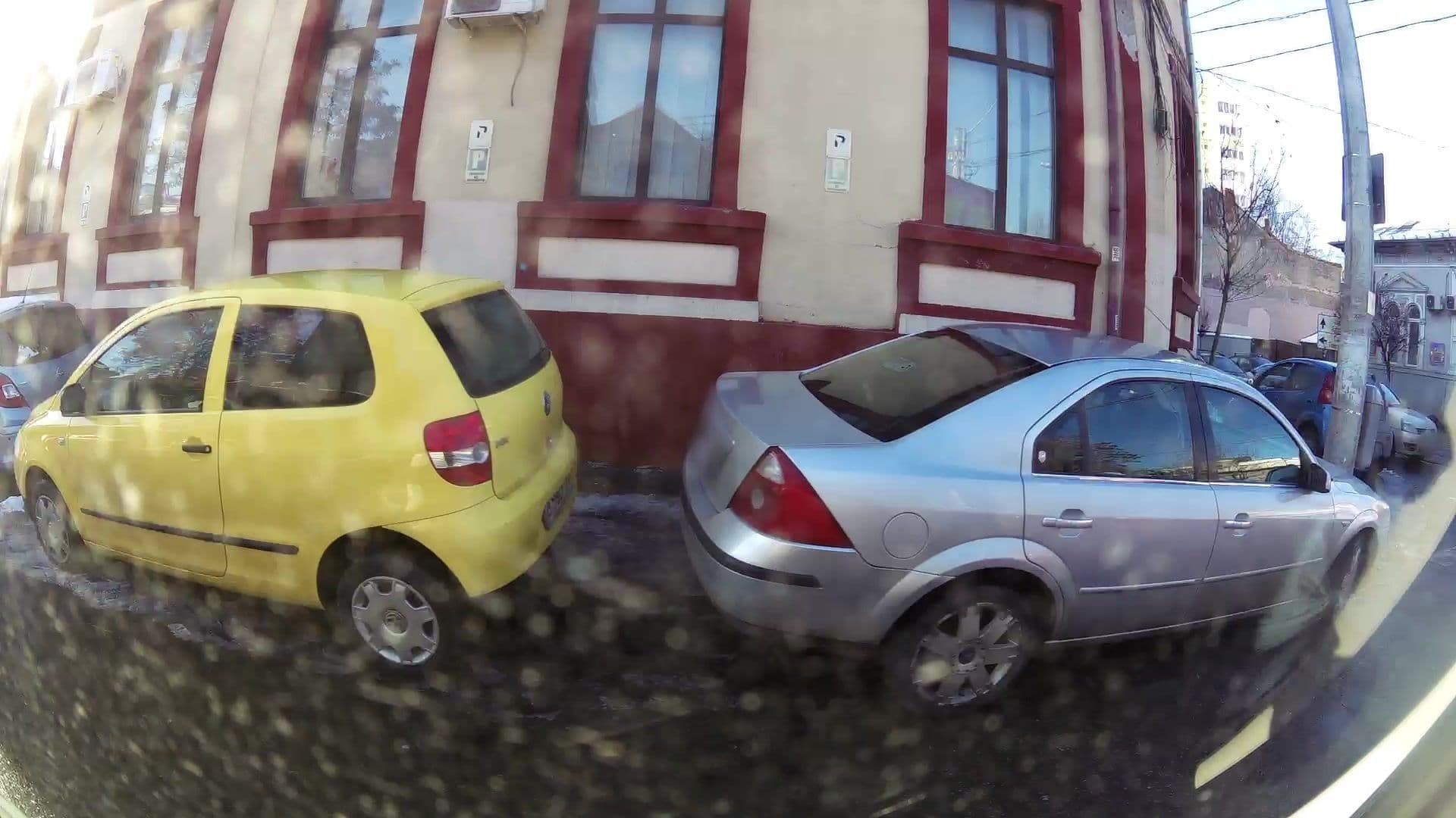 Street view near Hotel Dalin, Bucharest