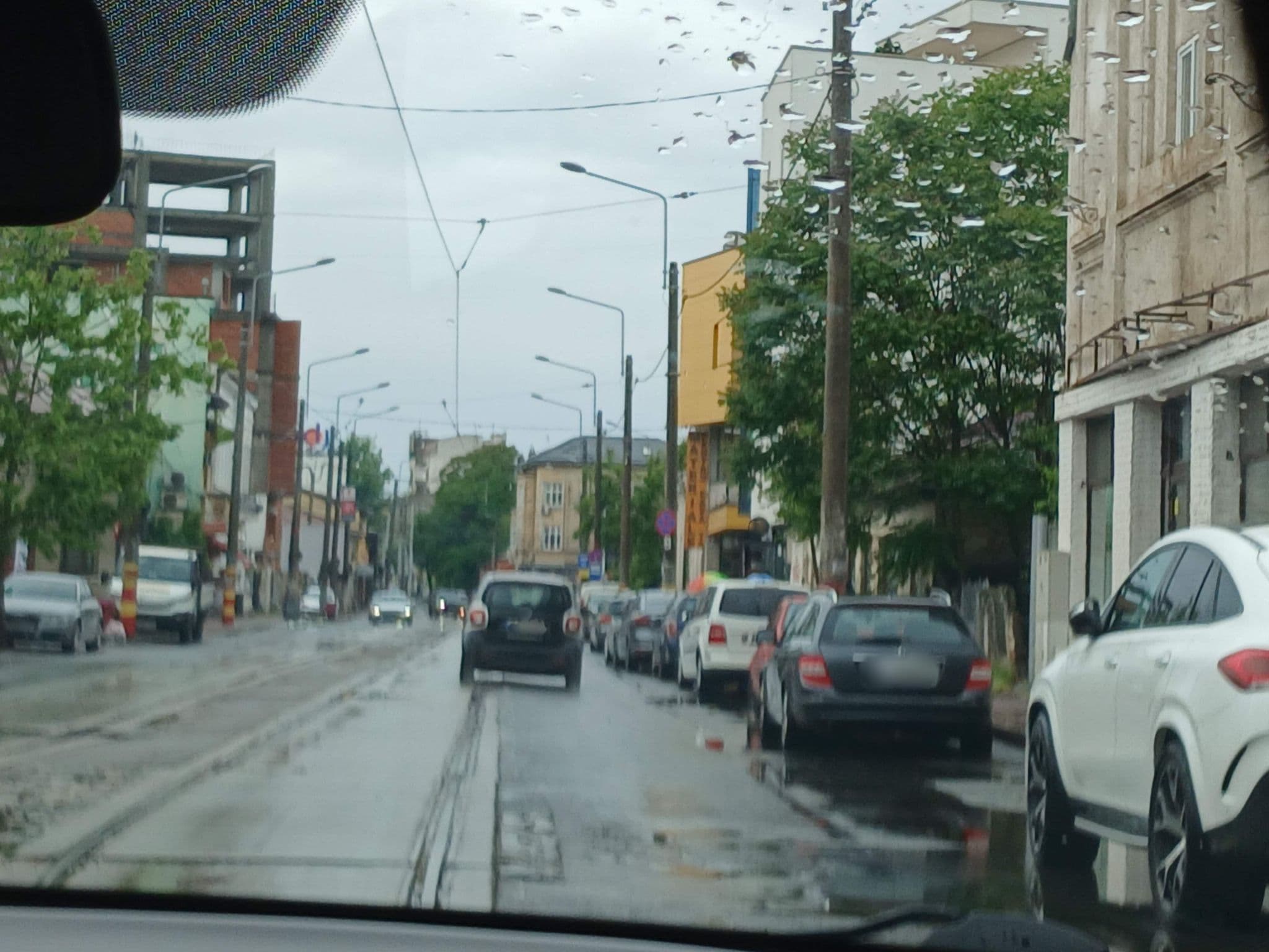 Street view near Hotel Răzvan, Bucharest