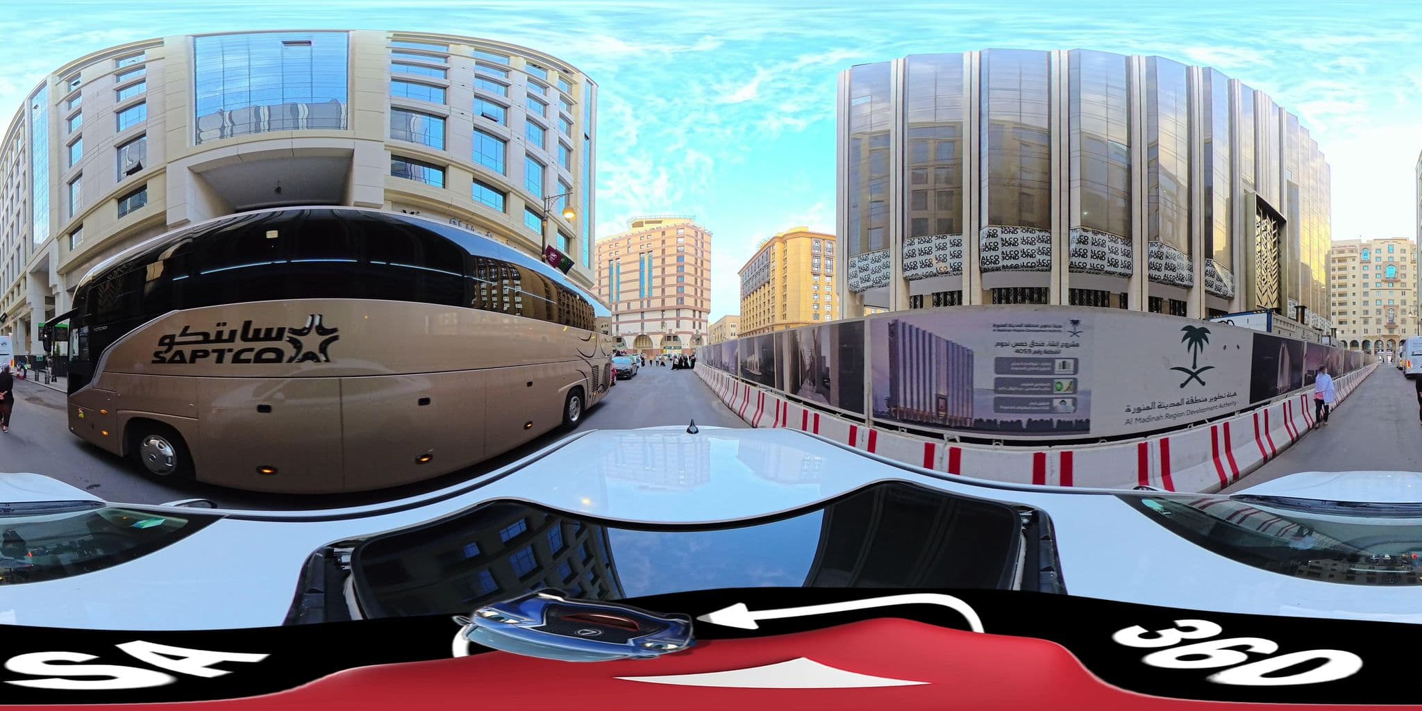 Street view near Finda Hotel, Madinah — © mahmoud12 (CC BY-SA · Mapillary)