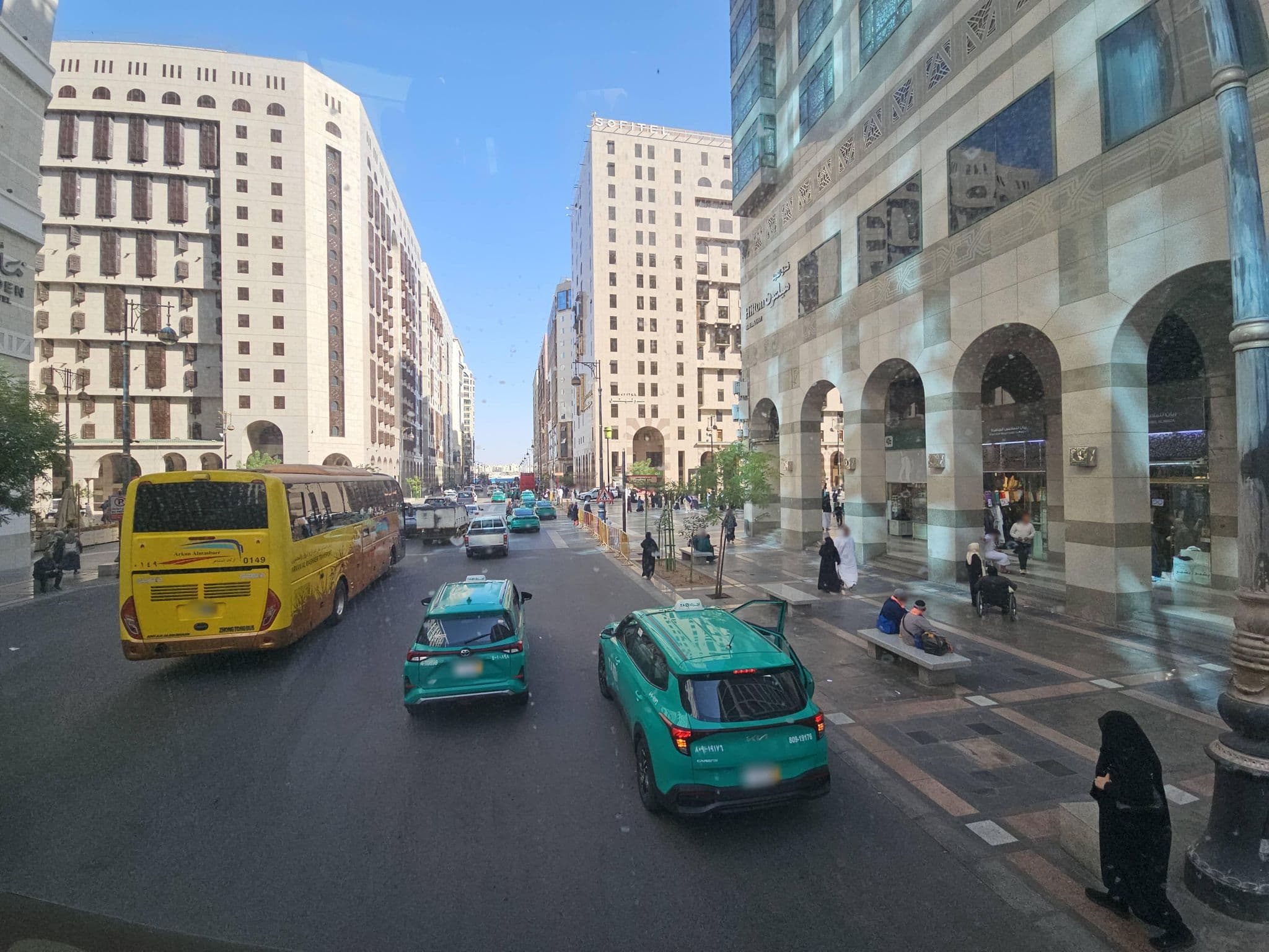Street view near Jawahar Al Fayroz Hotel, Madinah — © kirikset (CC BY-SA · Mapillary)