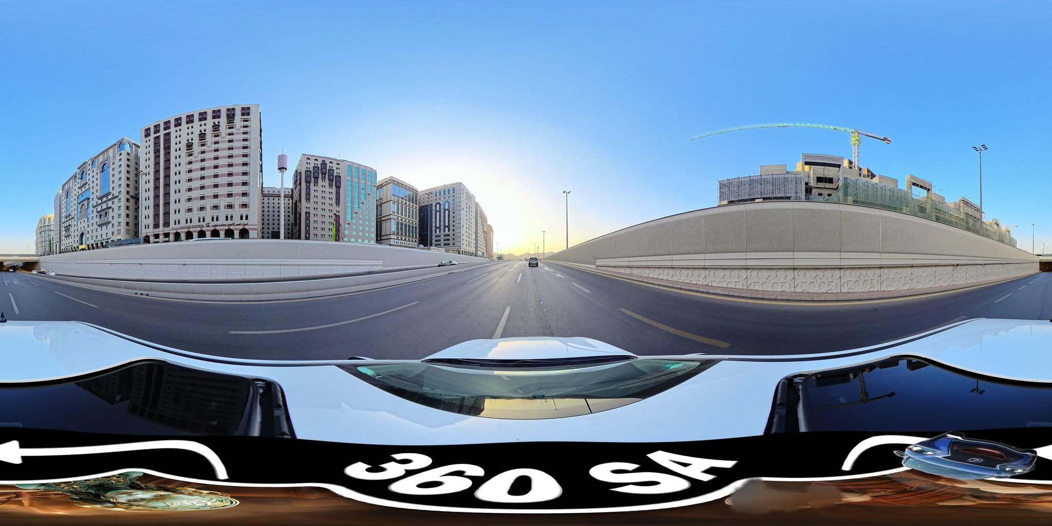 Street view near Al Madinah Harmony Hotel, Madinah — © mahmoud12 (CC BY-SA · Mapillary)