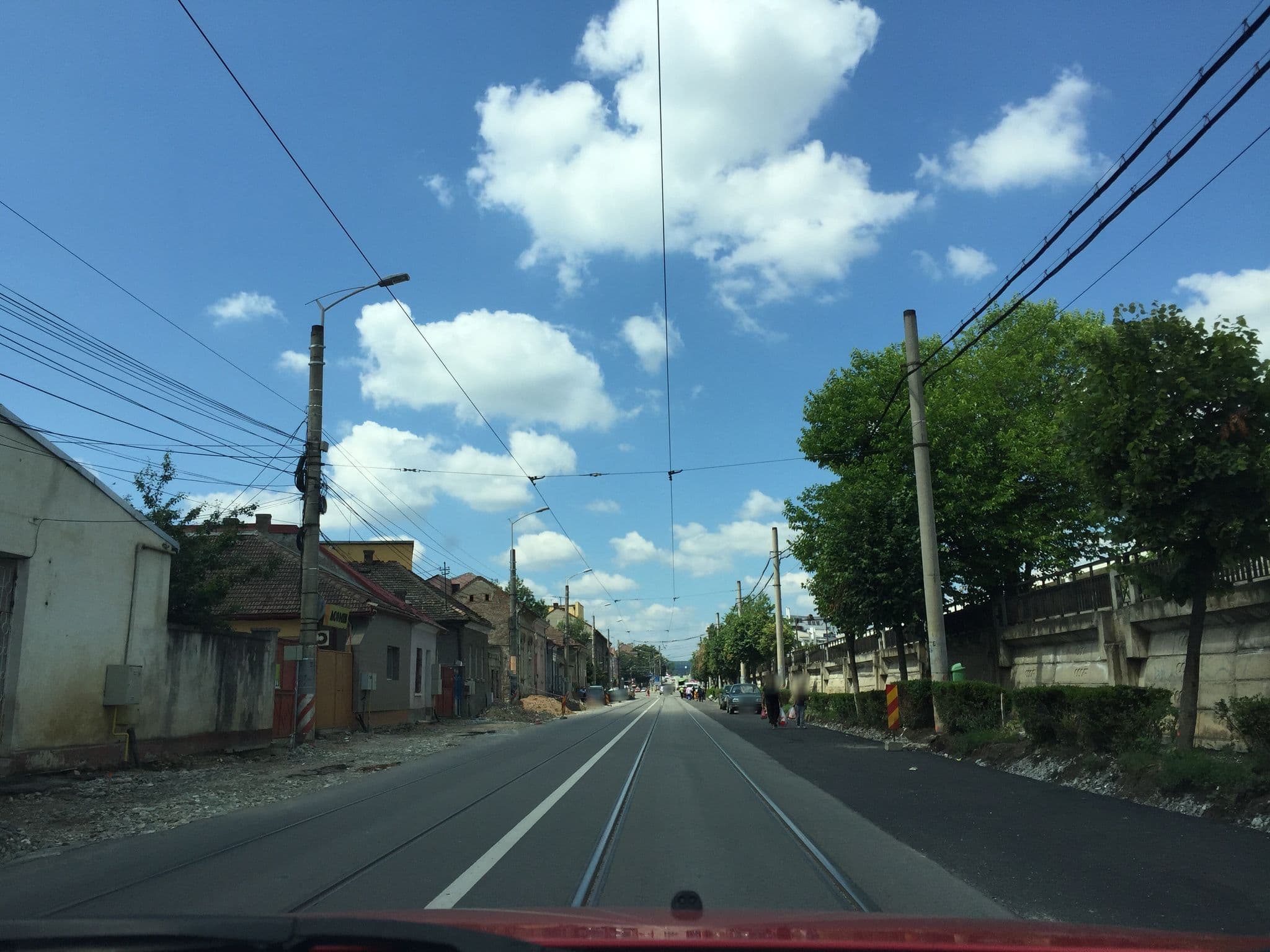 Street view near Pensiune Junior, Cluj-Napoca
