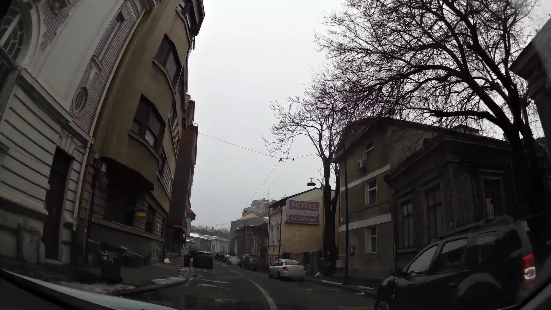 Street view near Michelangelo, Bucharest — © kaartcam (CC BY-SA · Mapillary)