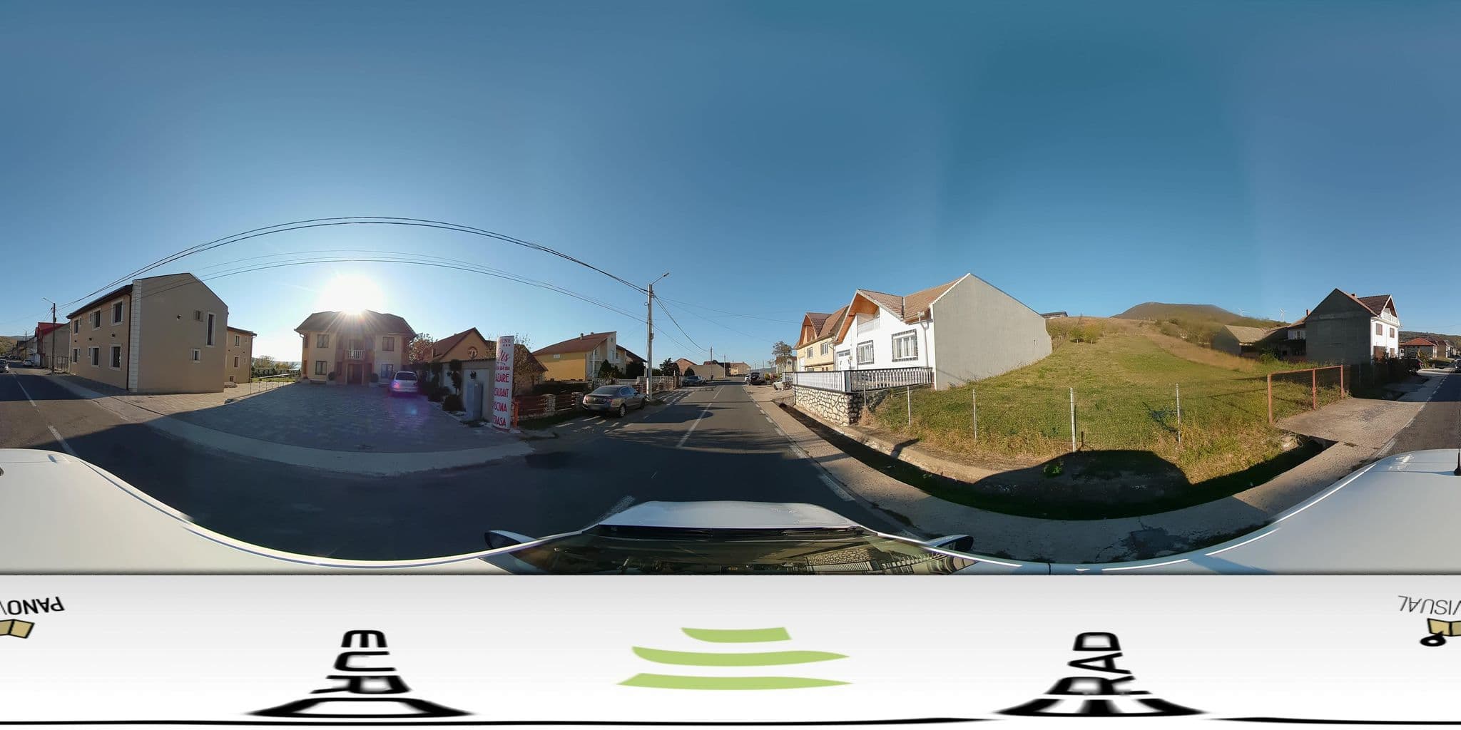 Street view near Pensiune Elis, Coronini — © panovisual (CC BY-SA · Mapillary)