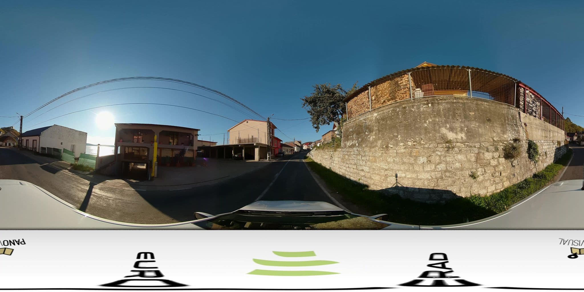 Street view near Pensiune Leonardo, Coronini — © panovisual (CC BY-SA · Mapillary)
