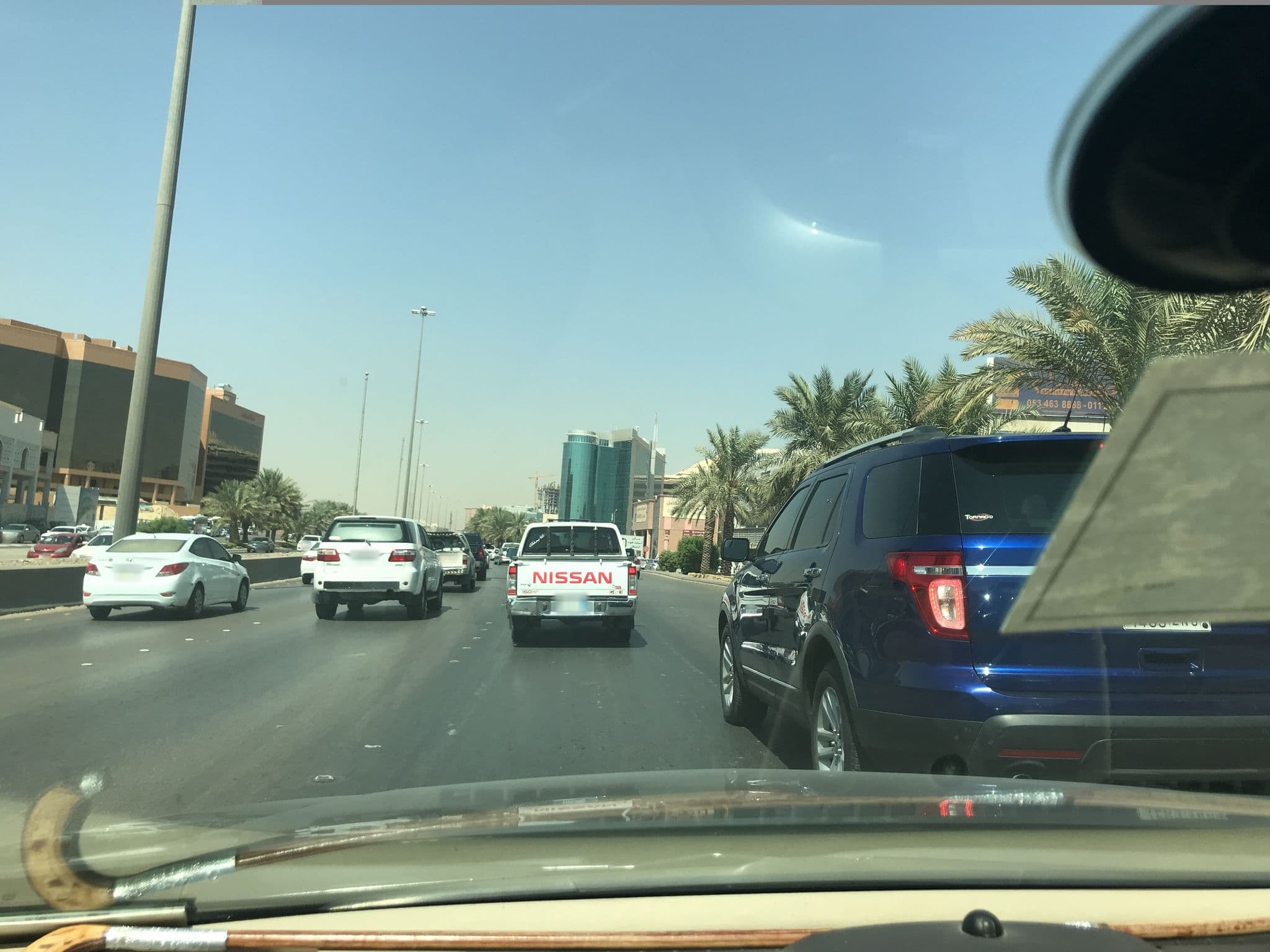 Street view near Khaiber Hotel, Riyadh — © mjoodealtamimi (CC BY-SA · Mapillary)