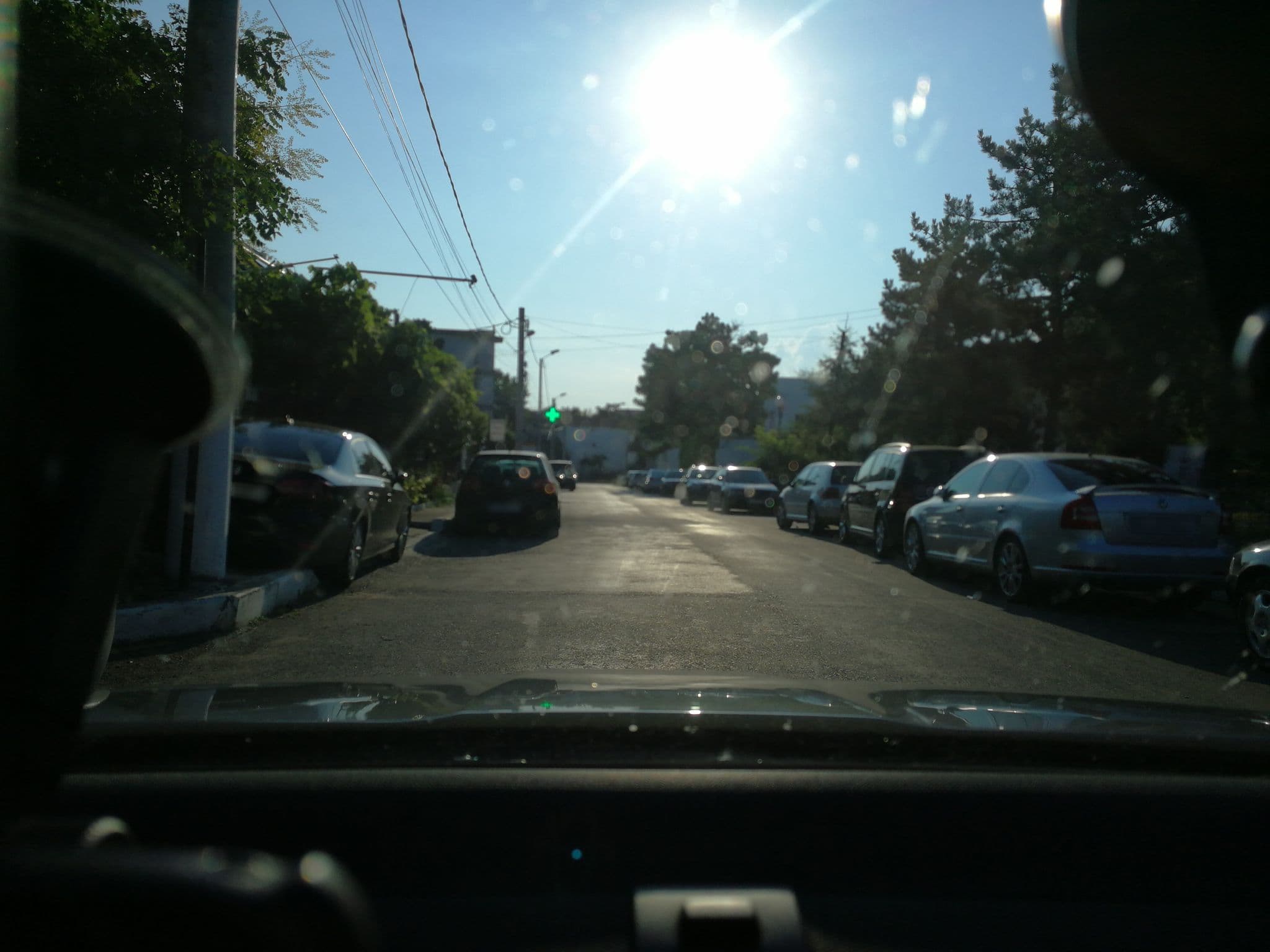 Street view near Vila Francisc, Eforie Nord