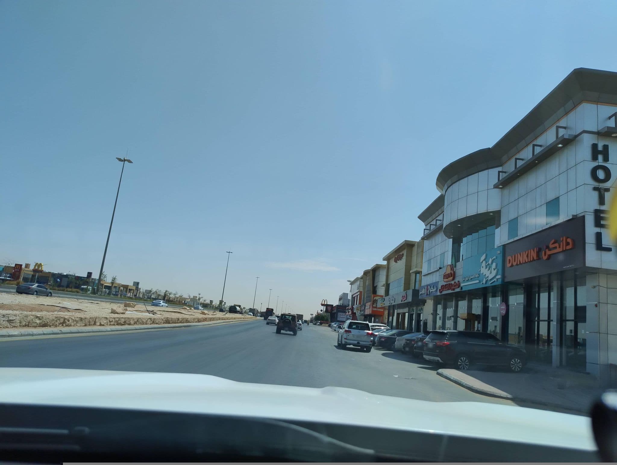 Street view near Ashaad Al Yarmouk Hotel Apartments, Riyadh — © omarnewdrive (CC BY-SA · Mapillary)