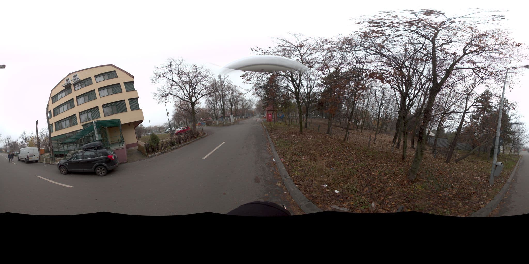 Street view near Hotel HK, Bucharest