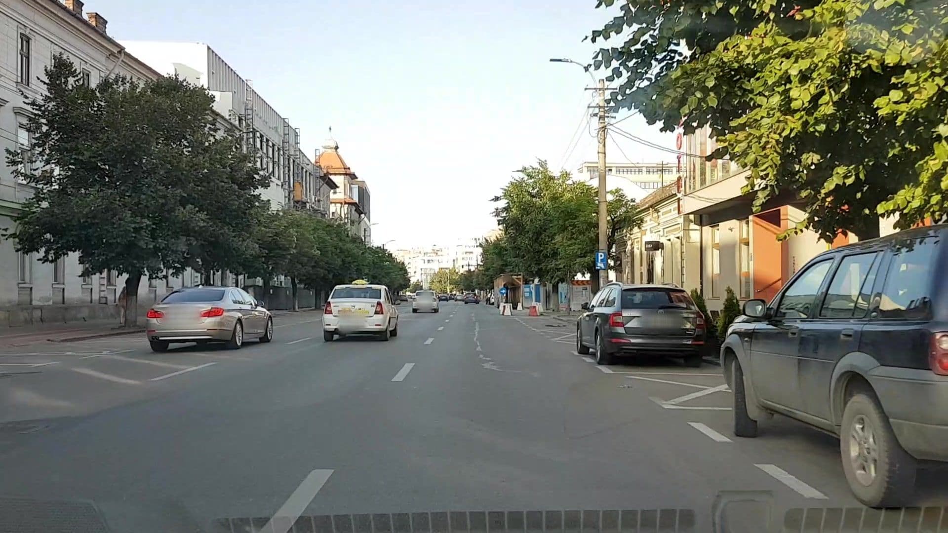 Street view near Pensiunea Dorobanților, Cluj-Napoca