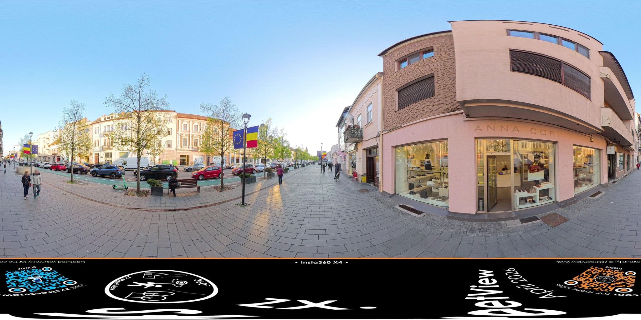 Street view near Zen Hostel, Cluj-Napoca
