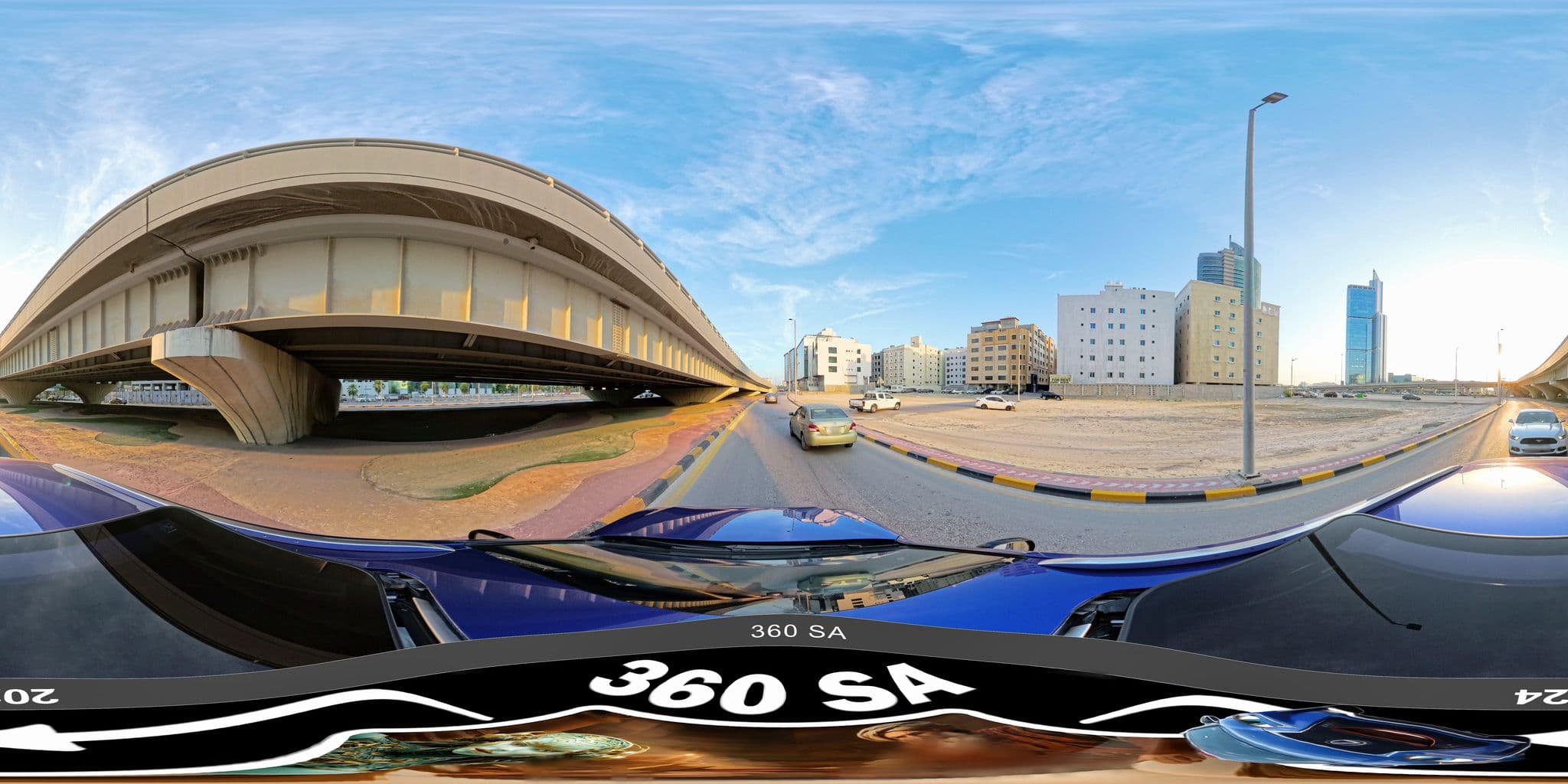 Street view near Encore By Wyndham Hotel, Khobar — © mahmoud12 (CC BY-SA · Mapillary)