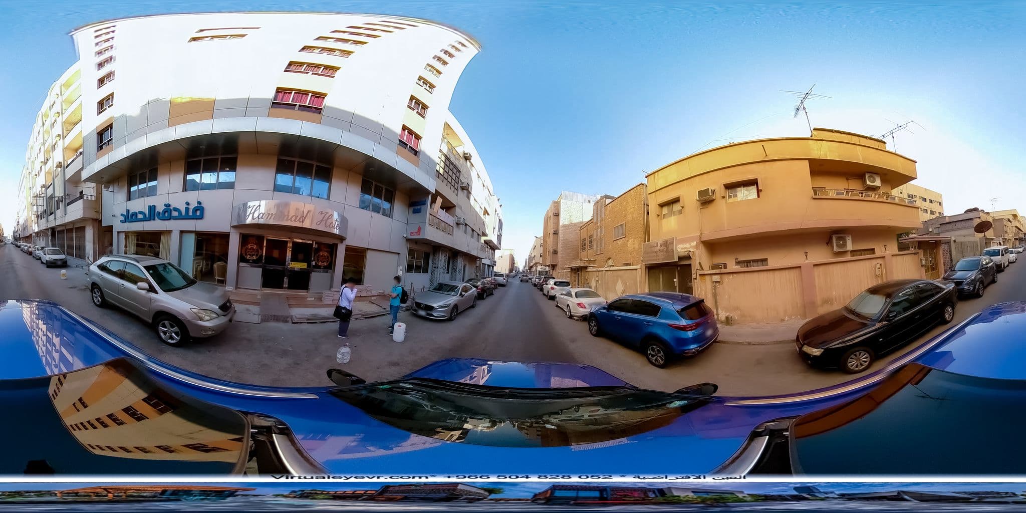 Street view near Al Hammad Hotel, Khobar — © mahmoud12 (CC BY-SA · Mapillary)