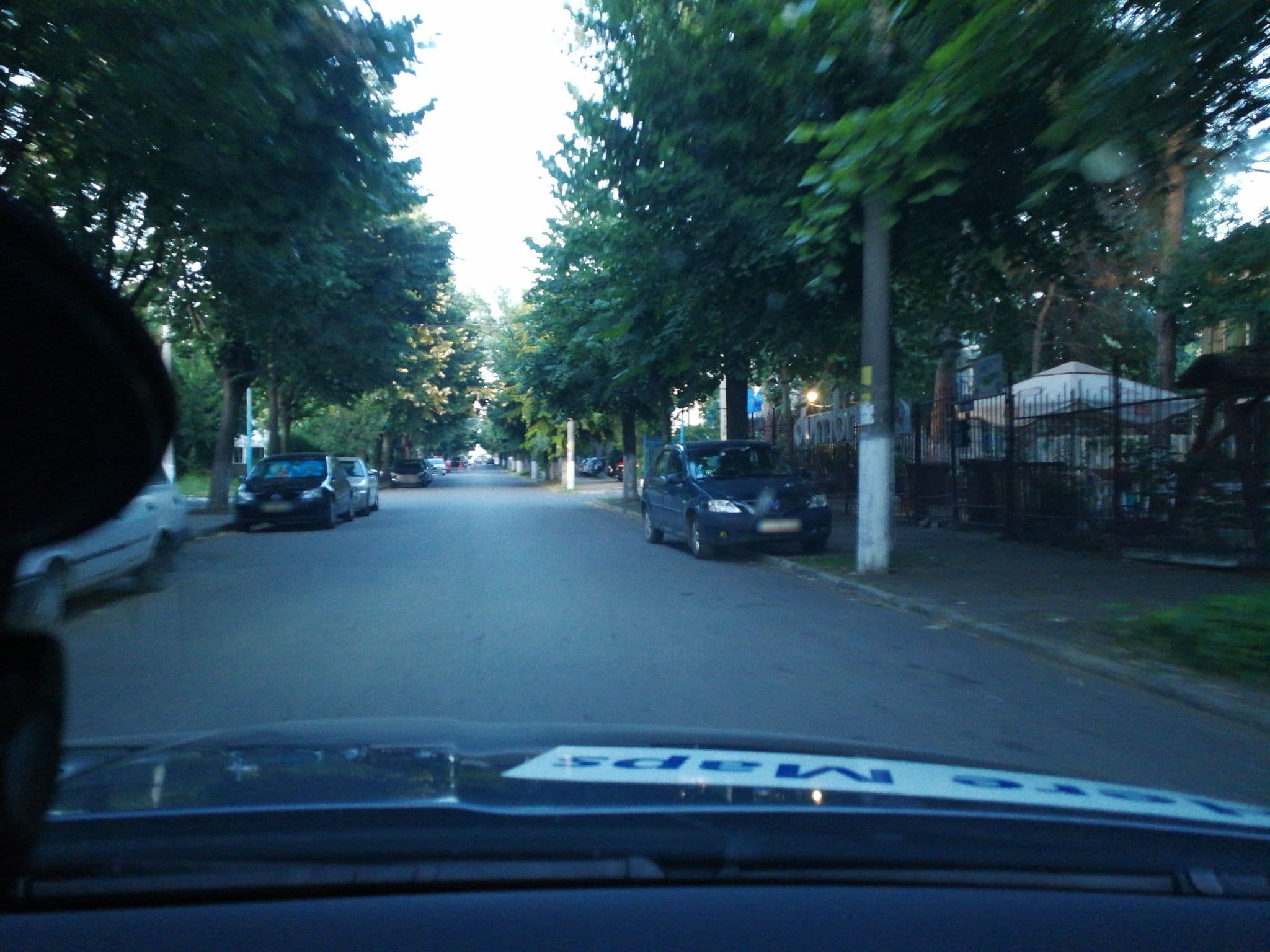 Street view near Vila Dumbrava, Eforie Sud