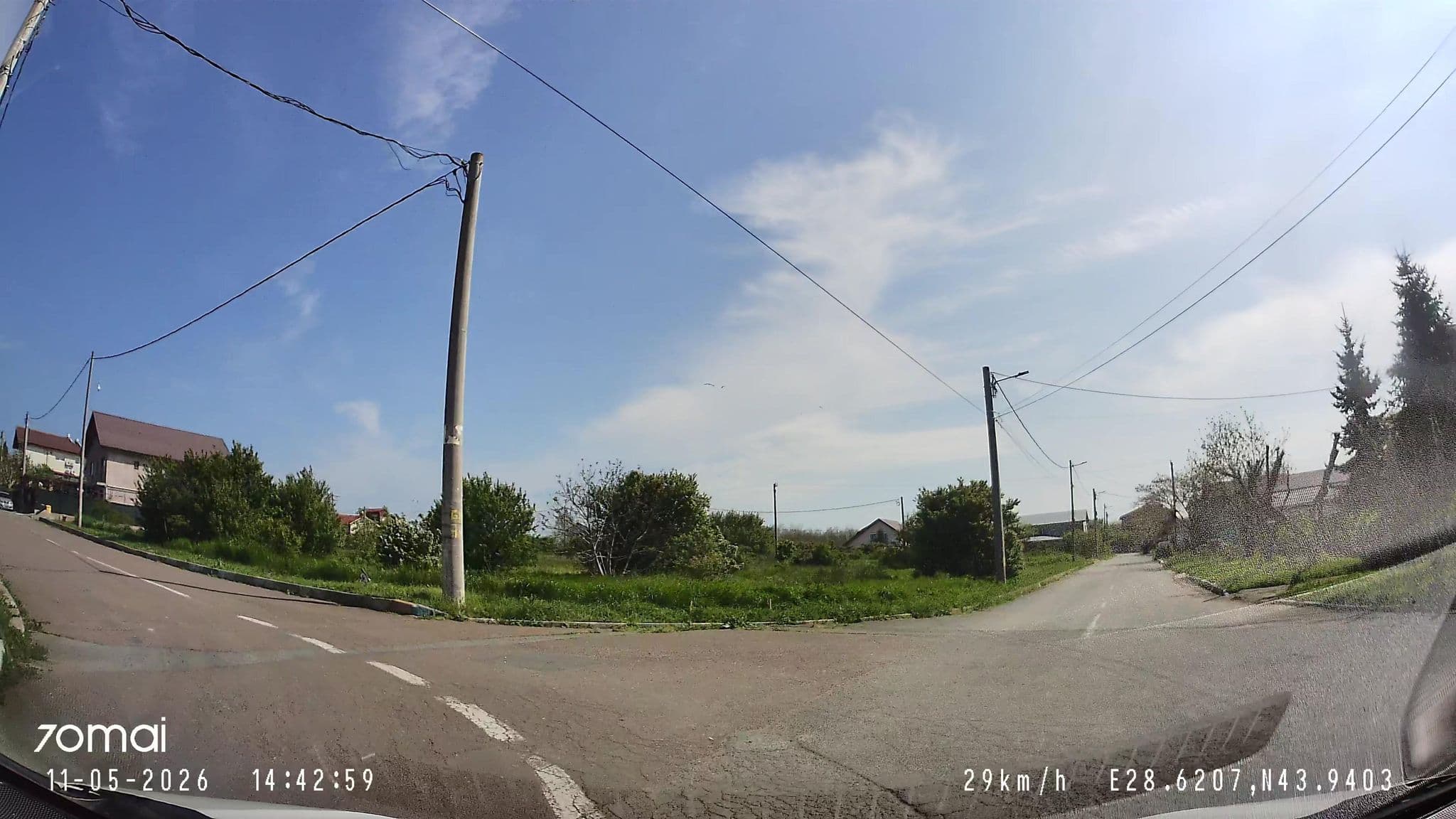 Street view near Pensiunea "Casa Daniela", Costineşti