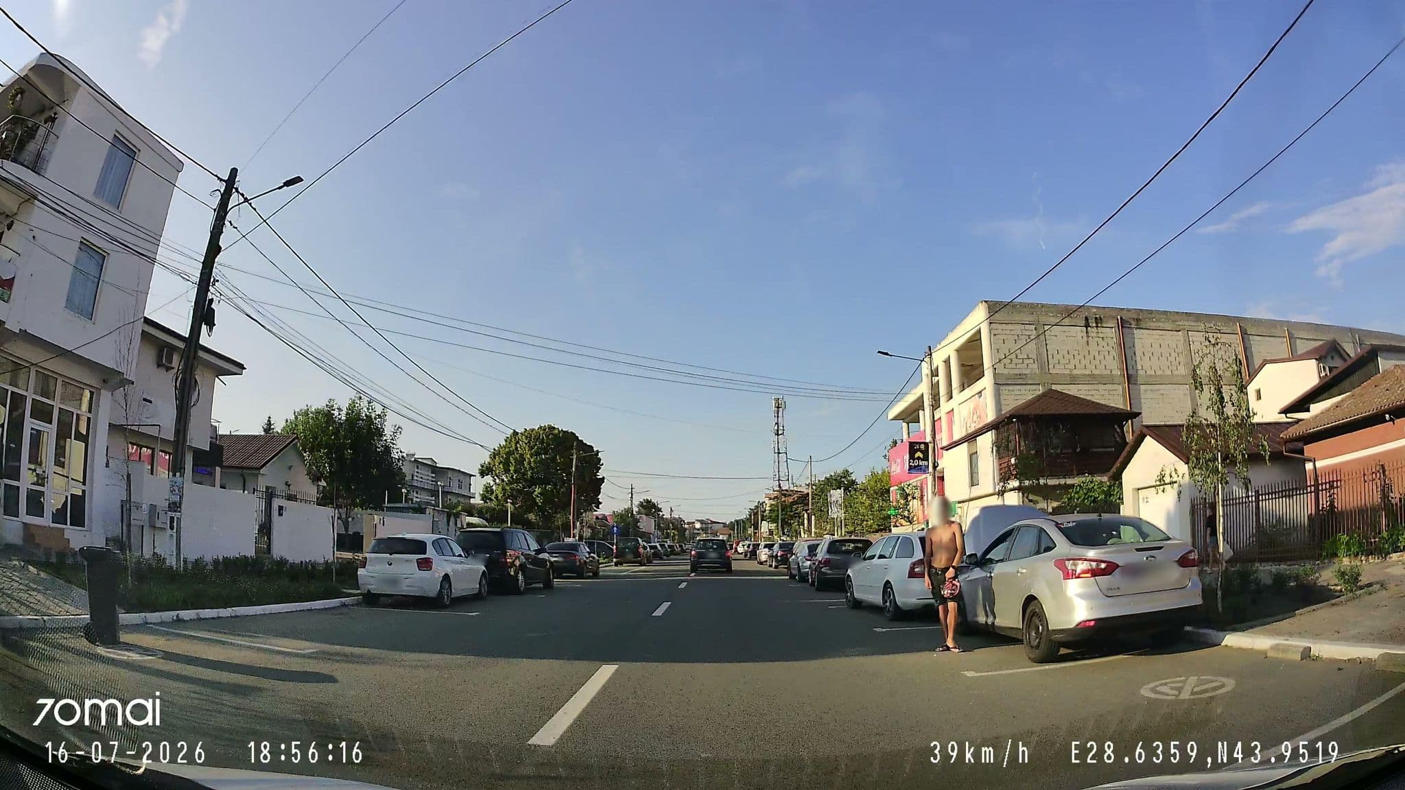 Street view near Vila Paloma, Costineşti