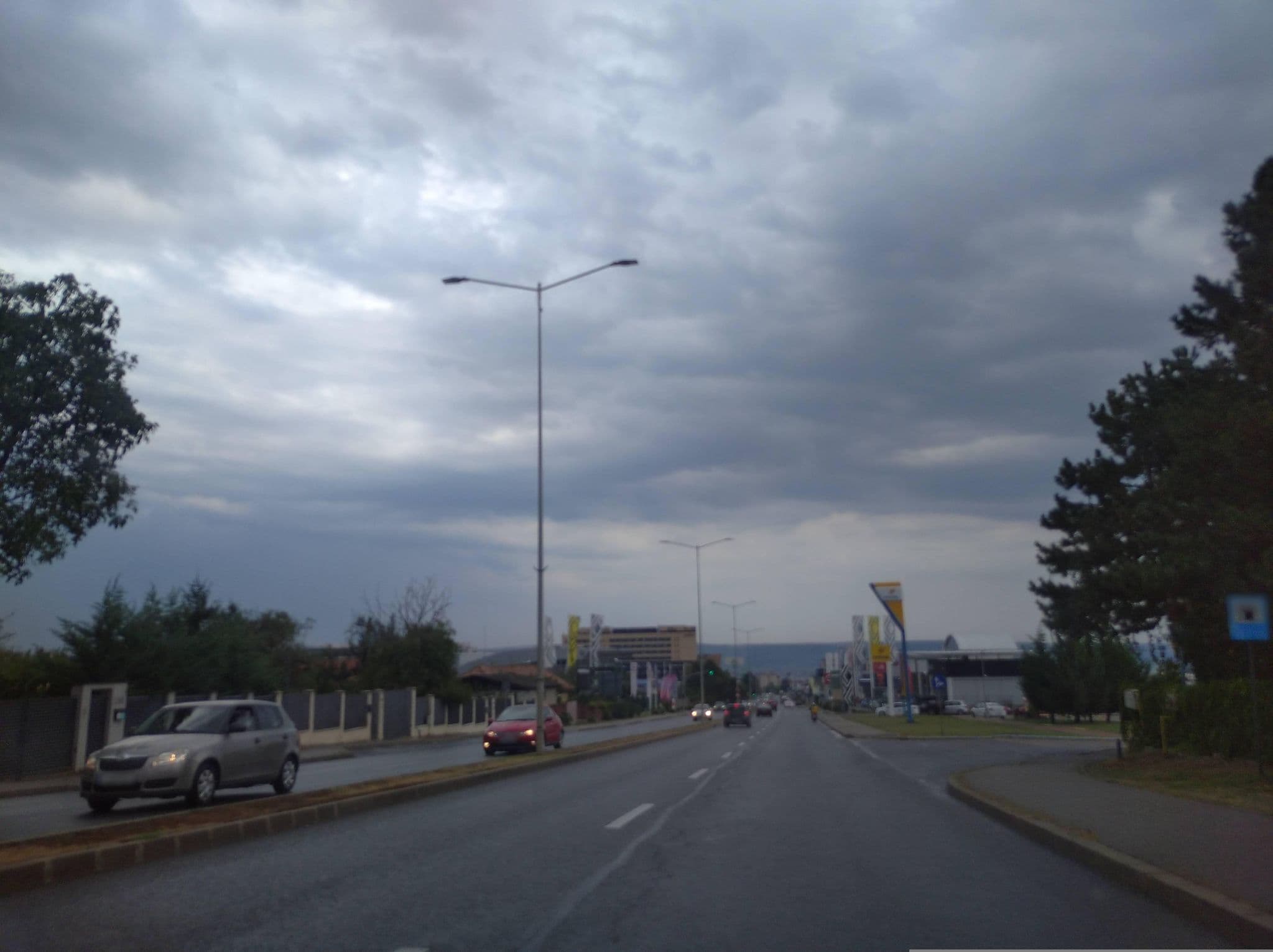 Street view near Hotel Liliacul, Cluj-Napoca