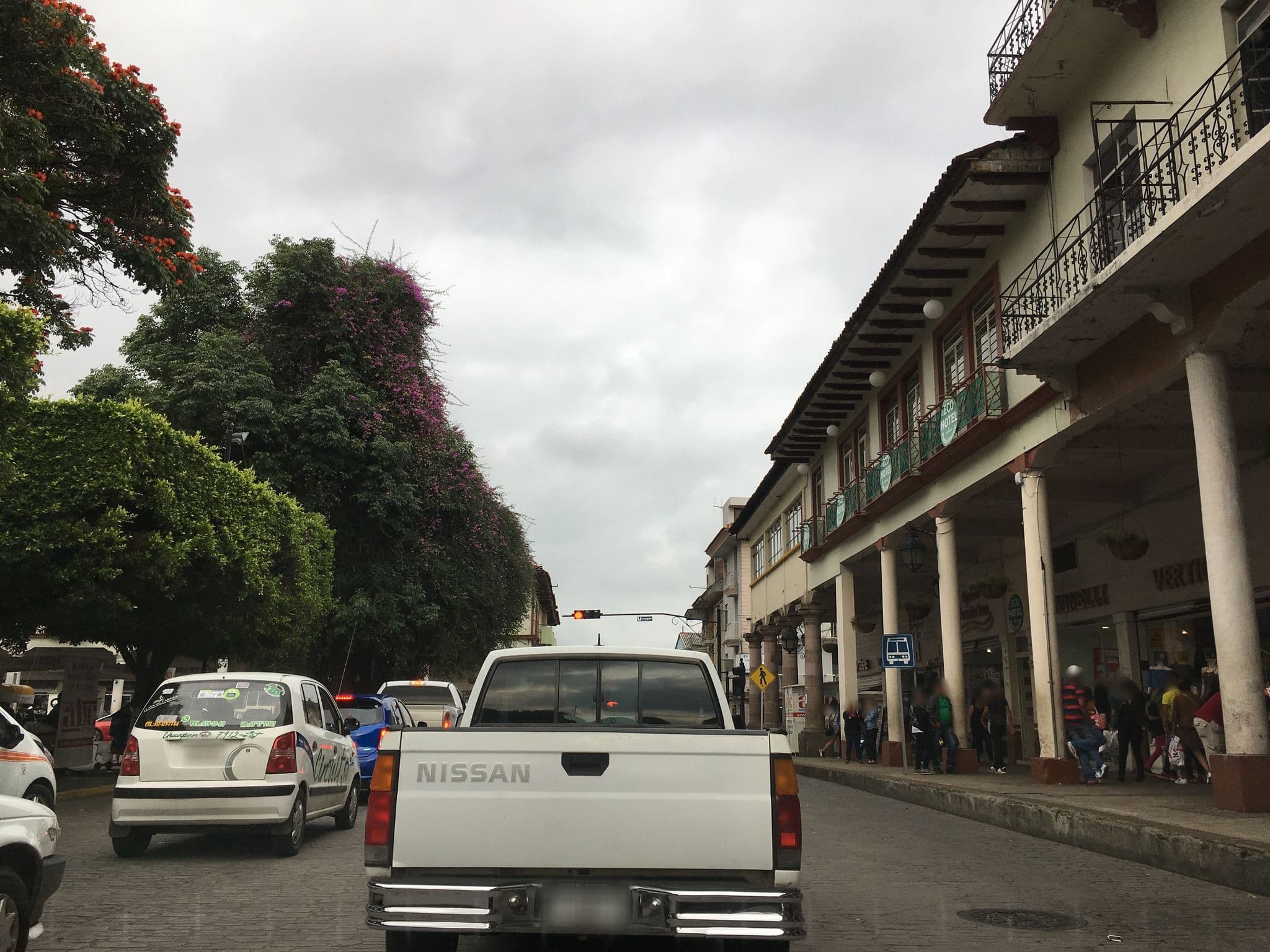 Street view near Hotel "Oseguera", Uruapan — © nicovargas (CC BY-SA · Mapillary)