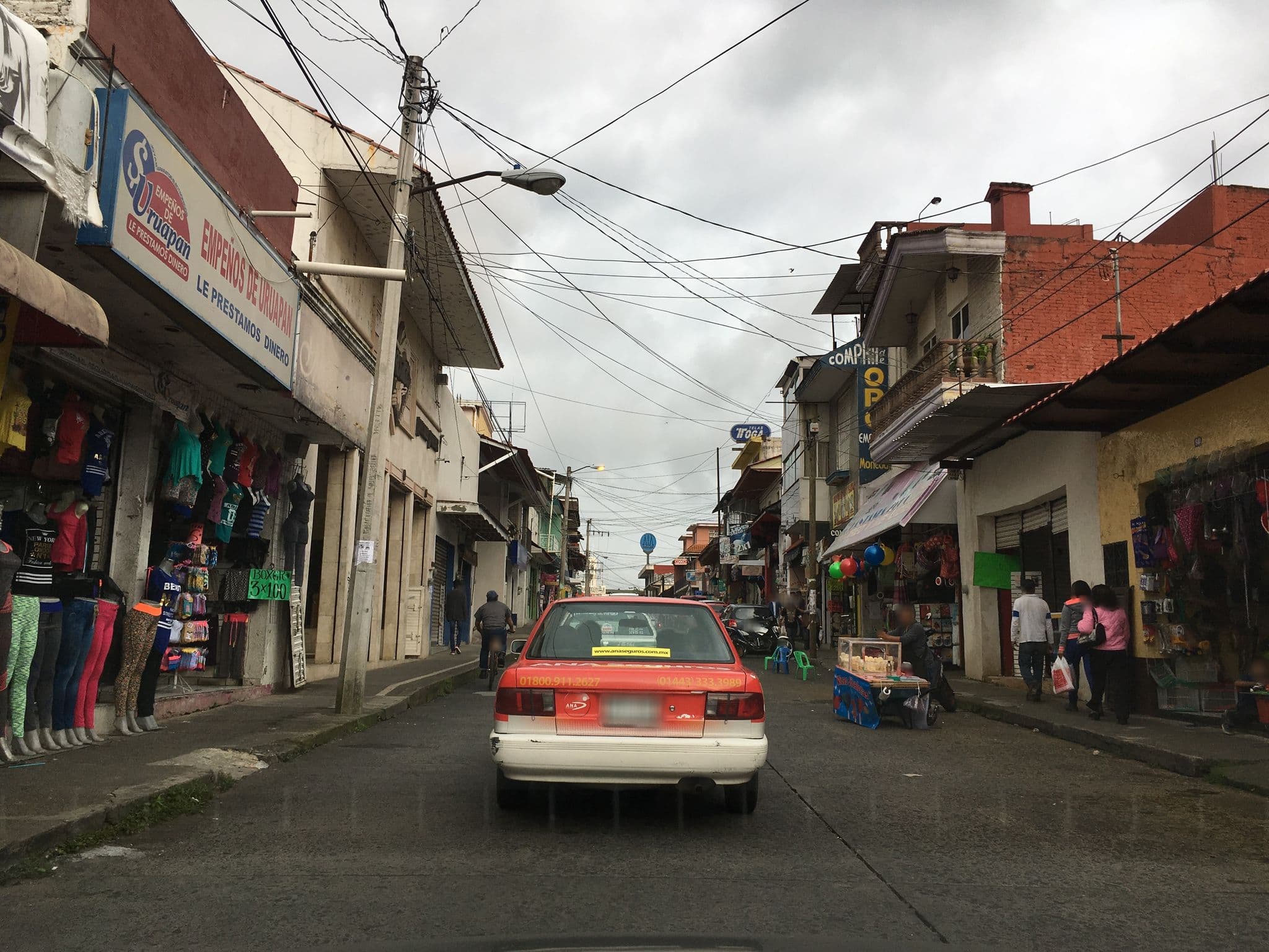 Street view near Hotel San Francisco, Uruapan — © nicovargas (CC BY-SA · Mapillary)