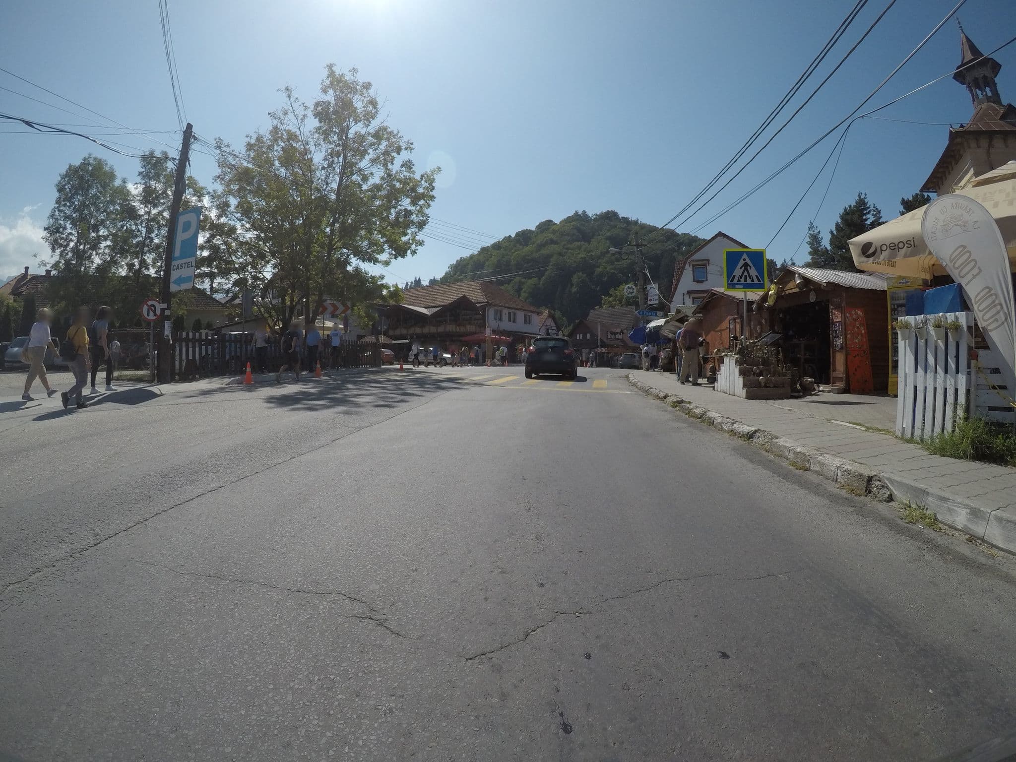 Street view near Pensiunea Ana, Bran — © chrisbeddow (CC BY-SA · Mapillary)
