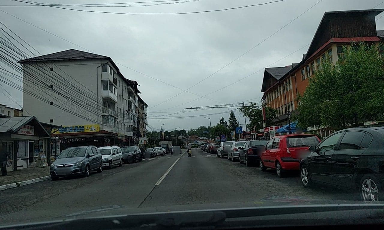 Street view near Hotel Viena, Pucioasa — © bogdancandrea (CC BY-SA · Mapillary)