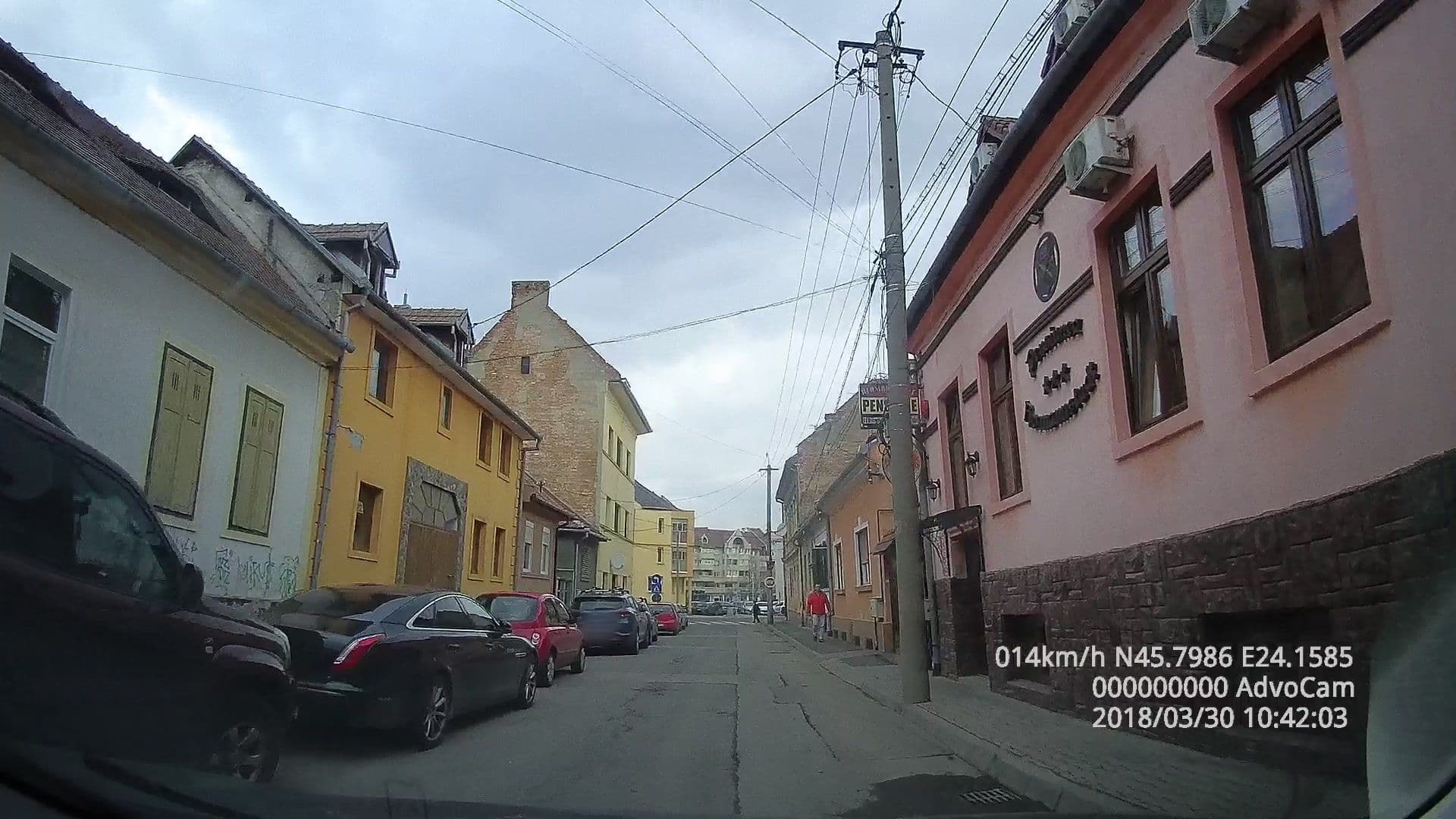 Street view near Pensiune Hermannstadt, Sibiu — © tavi (CC BY-SA · Mapillary)