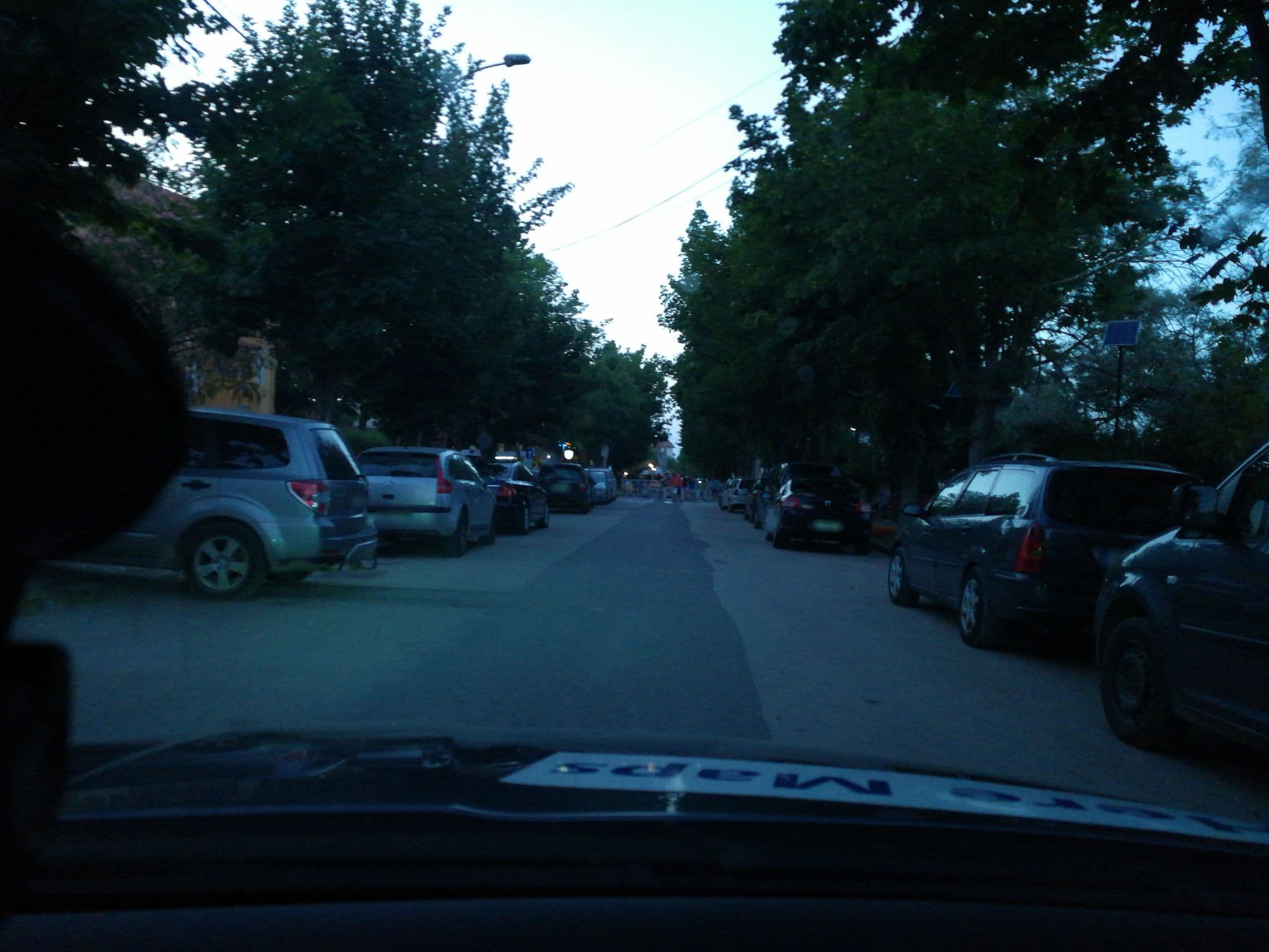 Street view near Vila Cristina, Eforie Sud