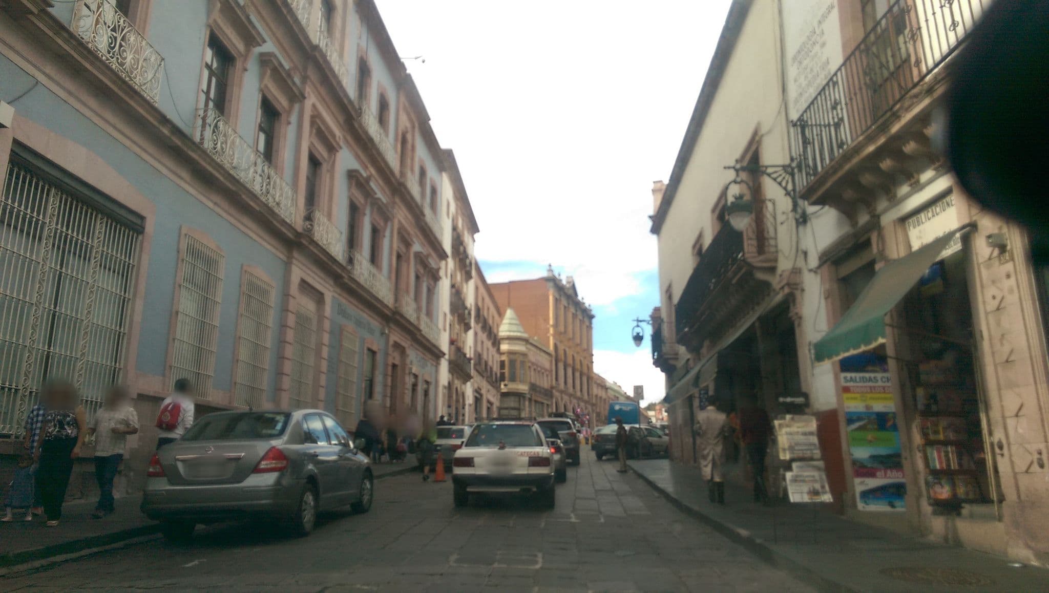 Street view near Hotel Providencia, Zacatecas — © mharo (CC BY-SA · Mapillary)