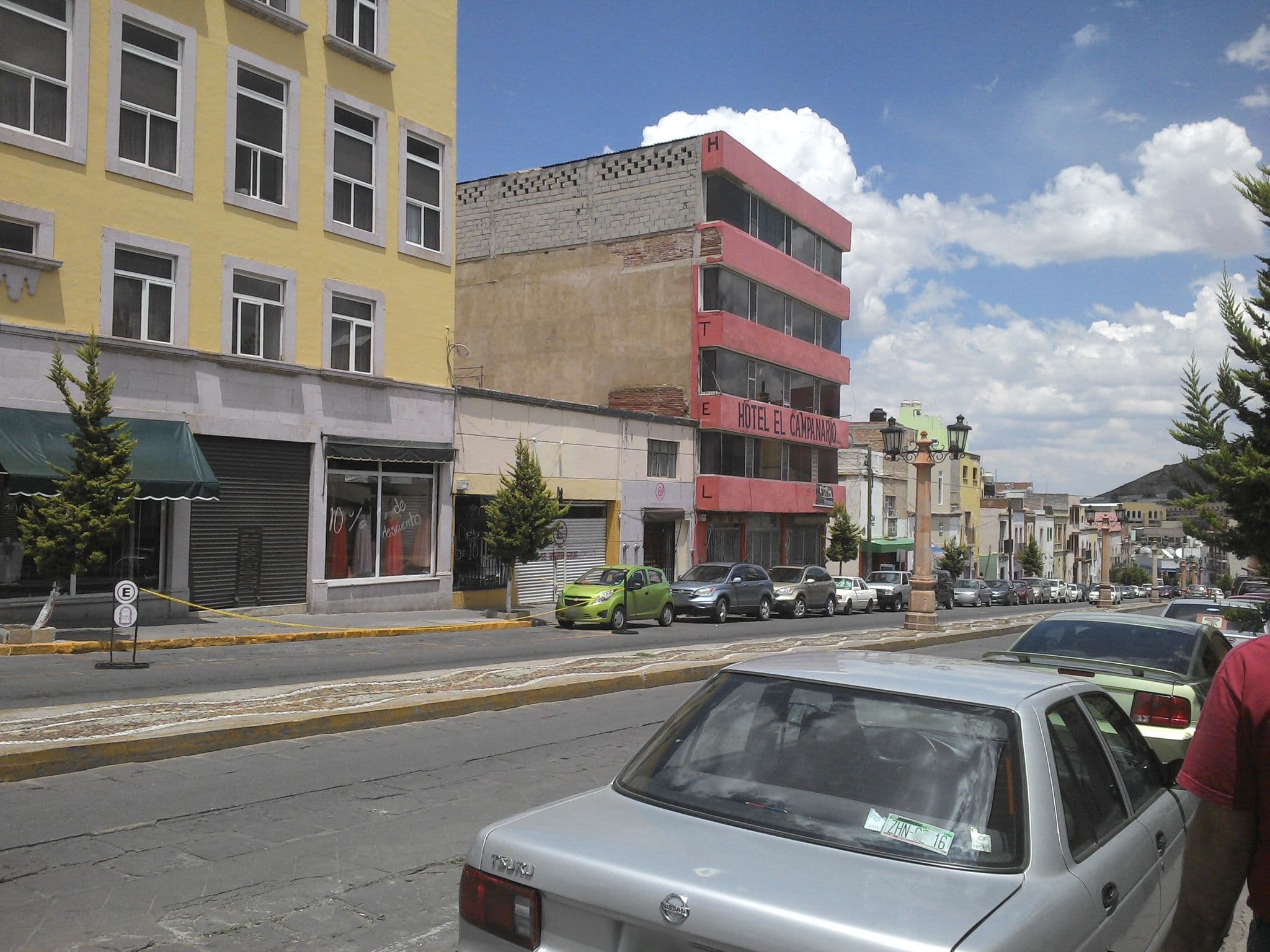 Street view near Hotel Maria Benita, Zacatecas — © xe1gyp (CC BY-SA · Mapillary)