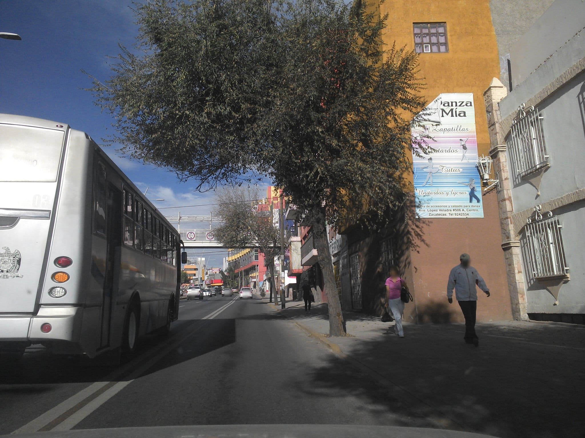 Street view near Hotel Colon, Zacatecas — © xe1gyp (CC BY-SA · Mapillary)