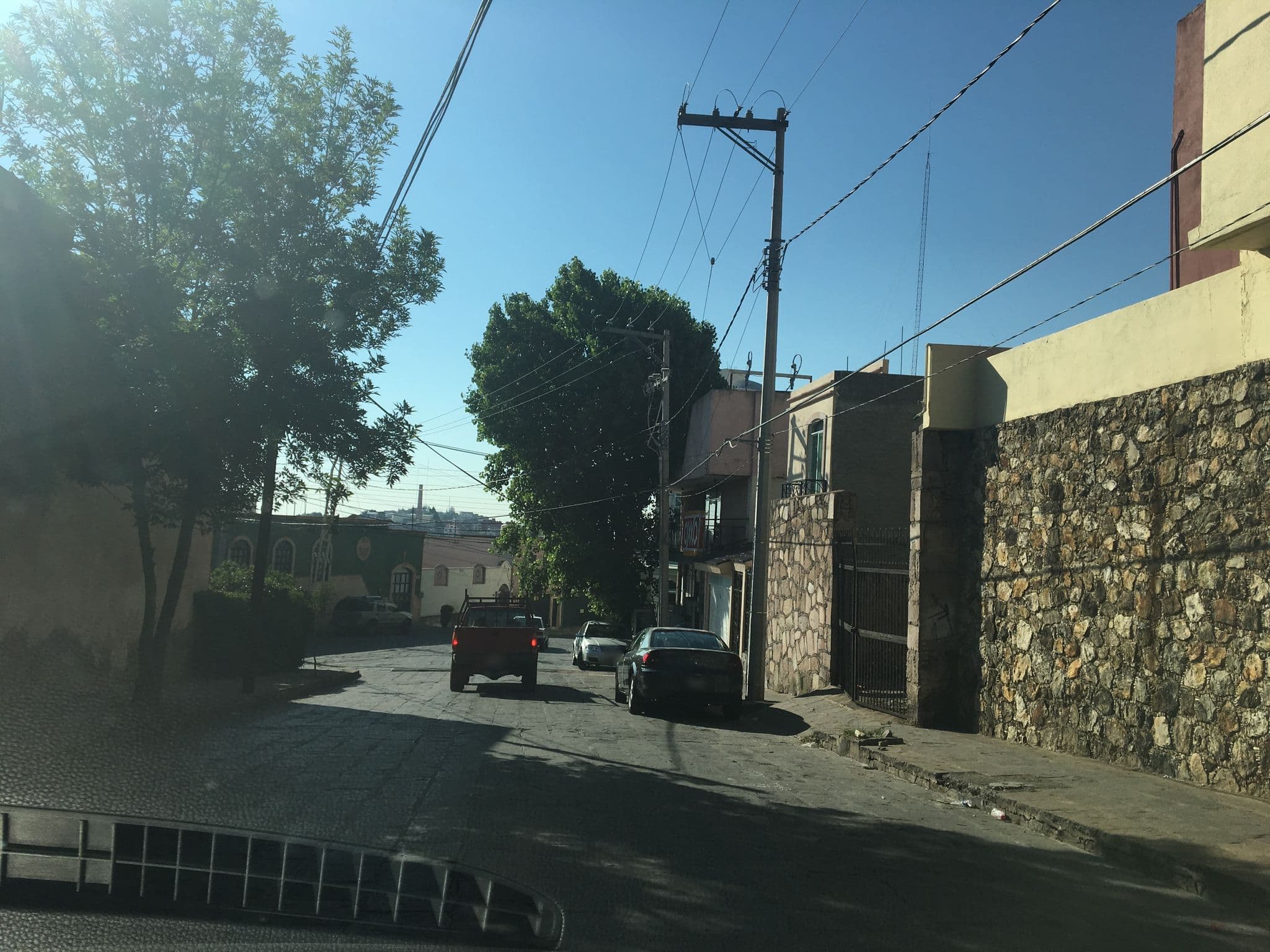 Street view near Casa Cuarzo Hotel Boutique, Zacatecas — © ccossio (CC BY-SA · Mapillary)