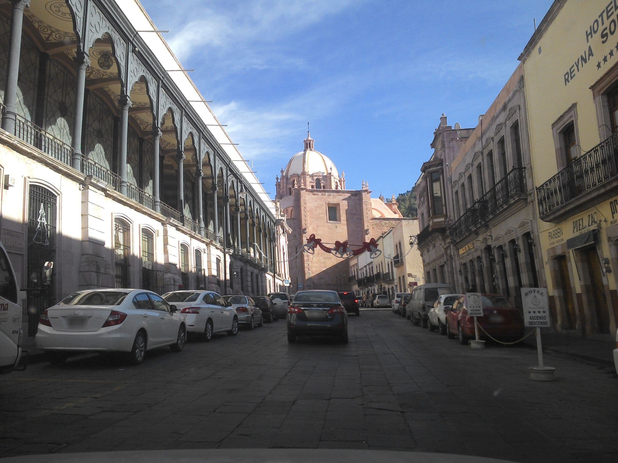 Street view near Hotel Reyna soledad, Zacatecas — © xe1gyp (CC BY-SA · Mapillary)