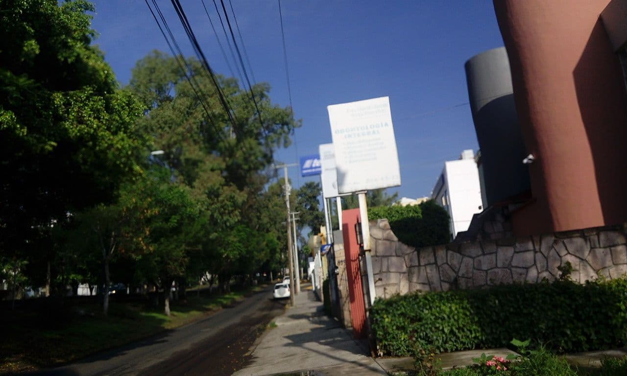 Street view near Hotel Quinta Camelinas, Morelia — © moreliasemueve (CC BY-SA · Mapillary)