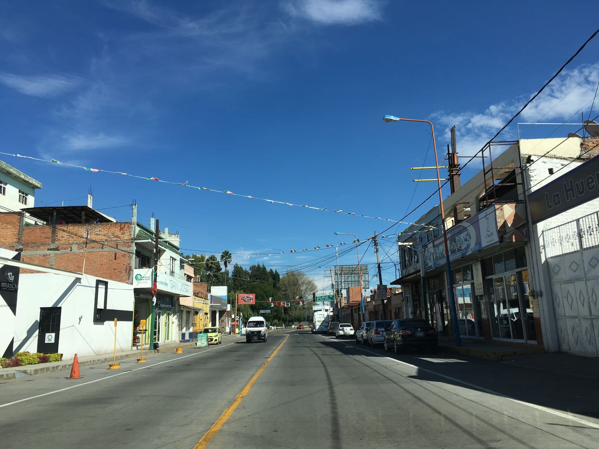 Street view near Hotel San Carlos, Zacapu — © nicovargas (CC BY-SA · Mapillary)