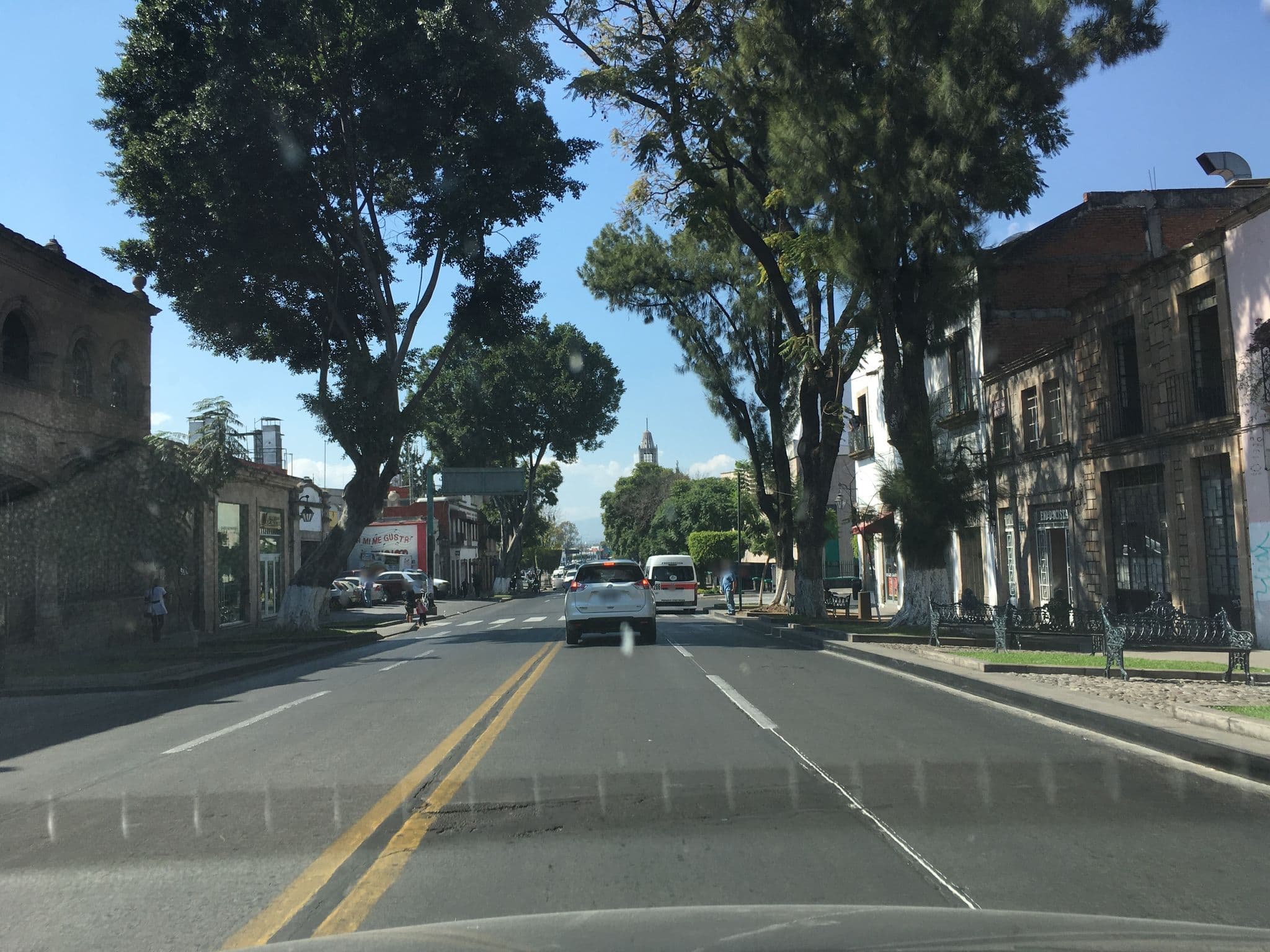 Street view near Hotel San Miguel, Morelia — © nicovargas (CC BY-SA · Mapillary)