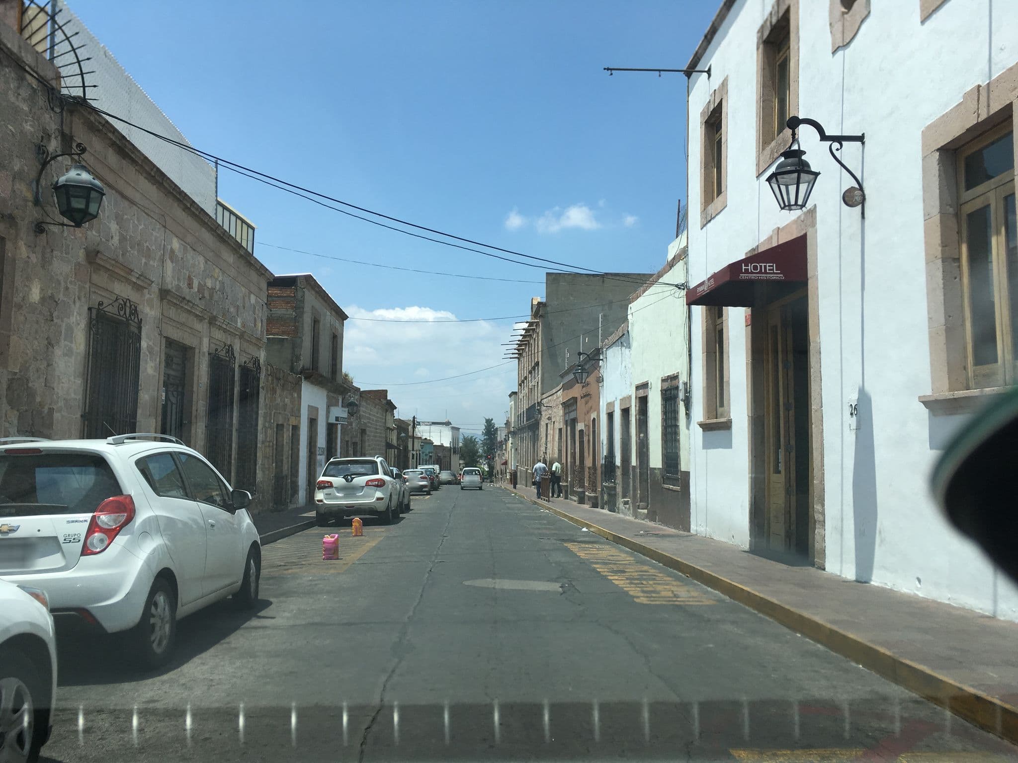 Street view near Hotel Rymma, Morelia — © nicovargas (CC BY-SA · Mapillary)